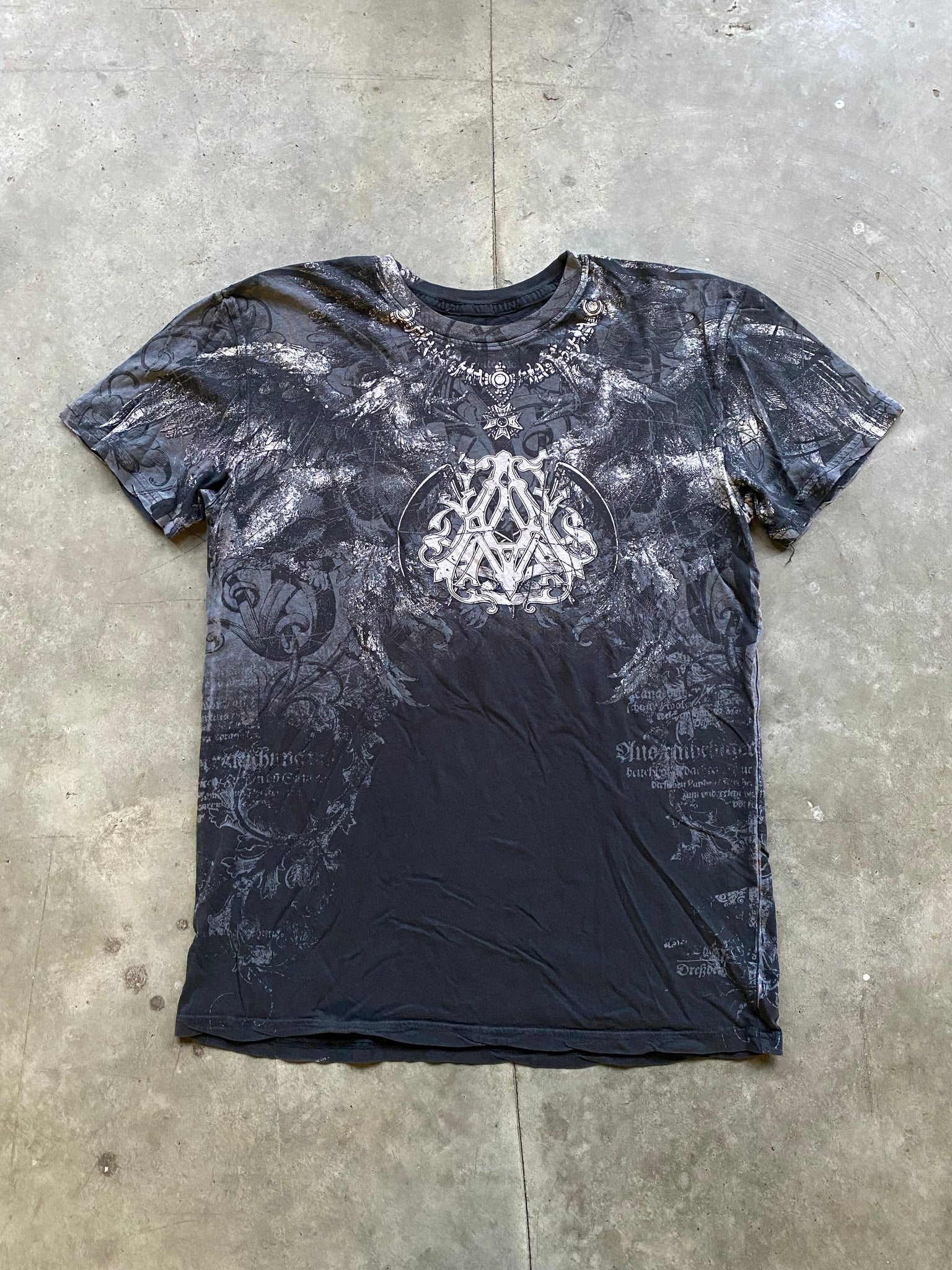 ARCHAIC AFFLICTION GREY TEE / LARGE