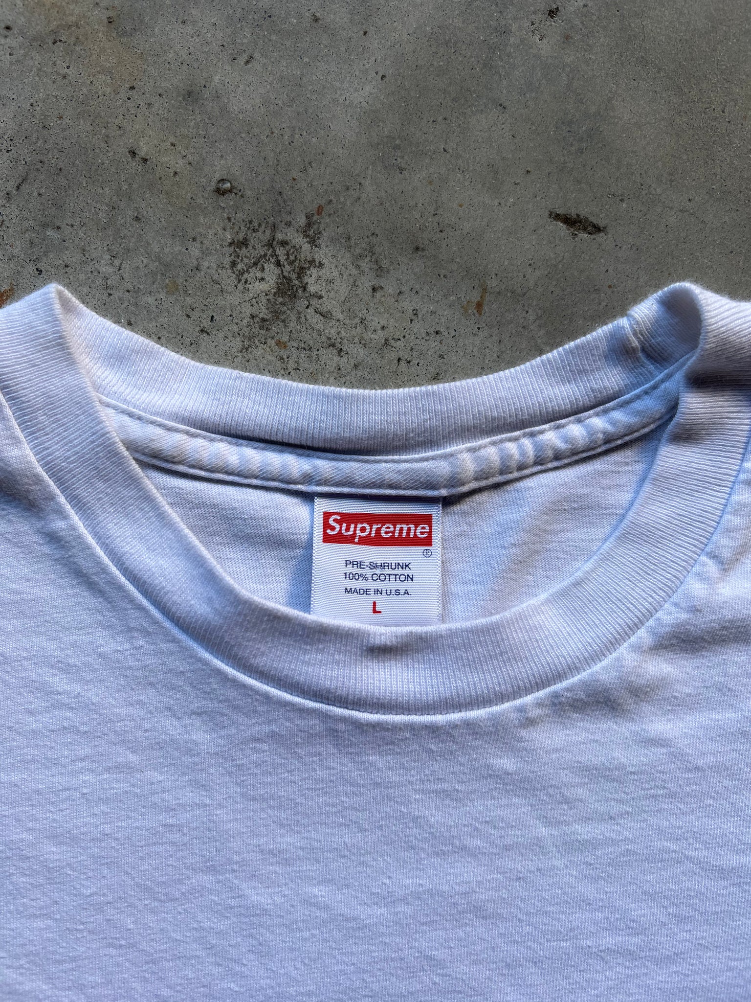 SUPREME NYC TEE / LARGE