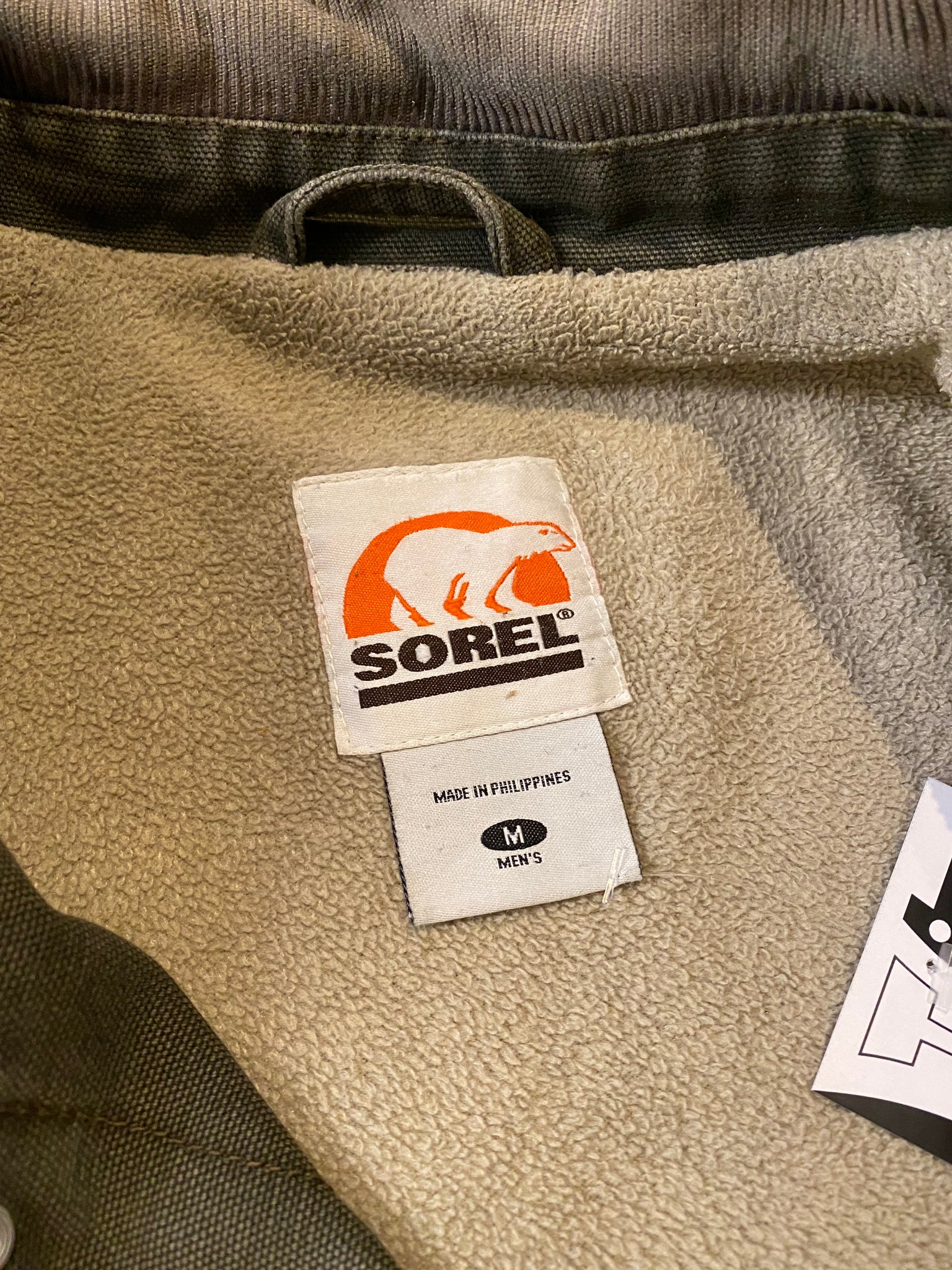 SOREL distressed work chore jacket / medium