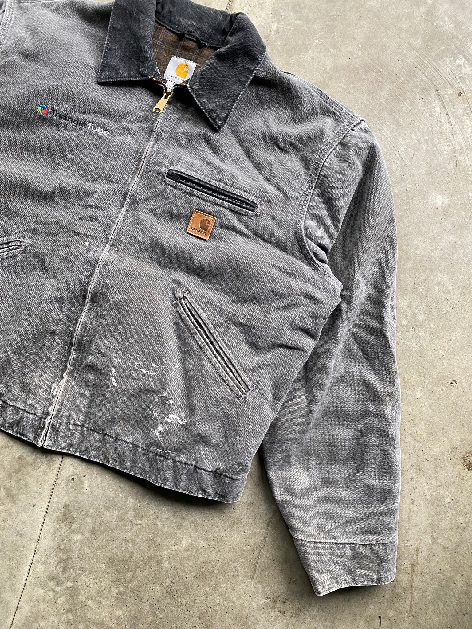 CARHARTT DETROIT JACKET GREY / LARGE