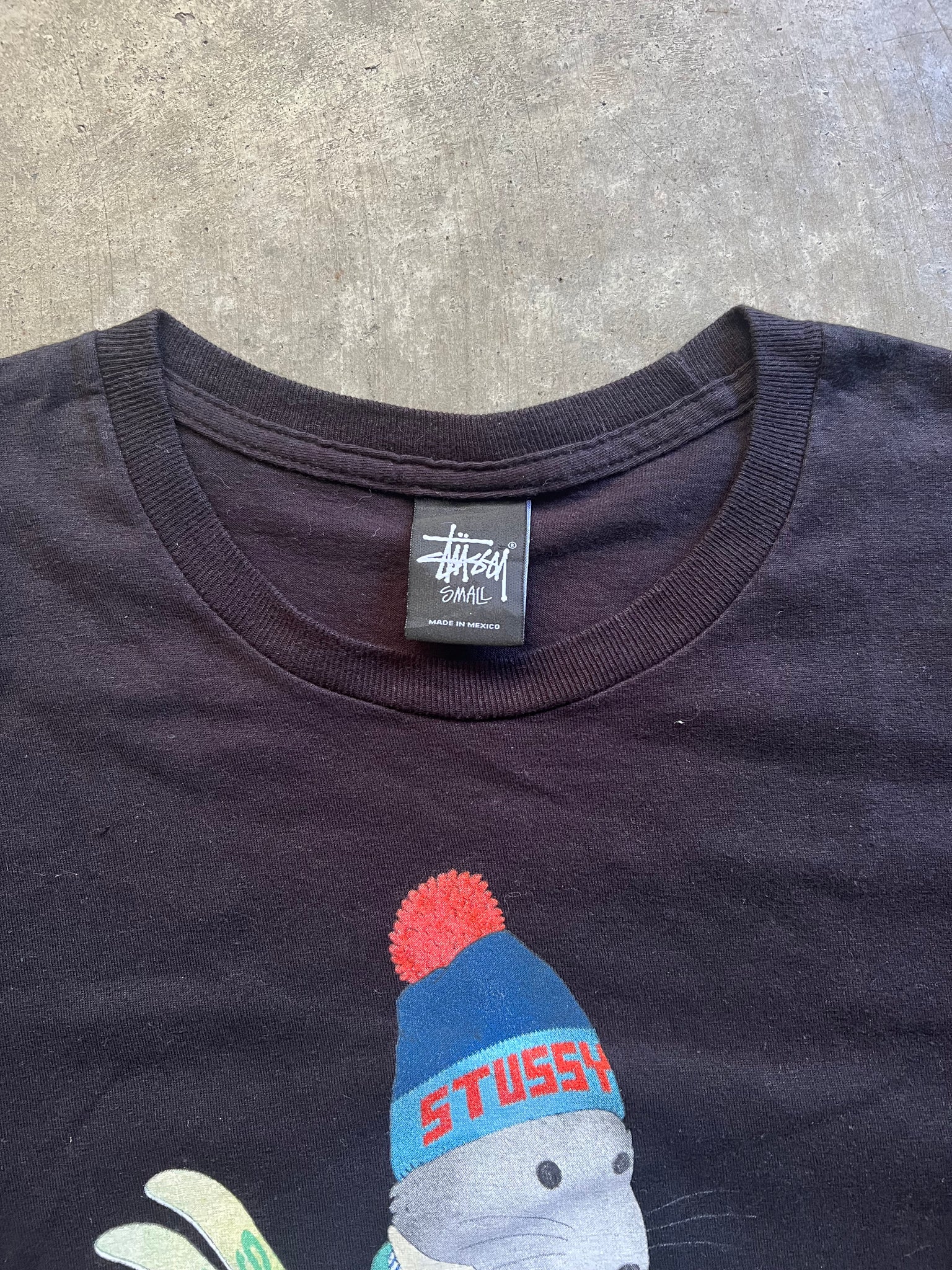 STUSSY SKI MOUSE TEE / SMALL