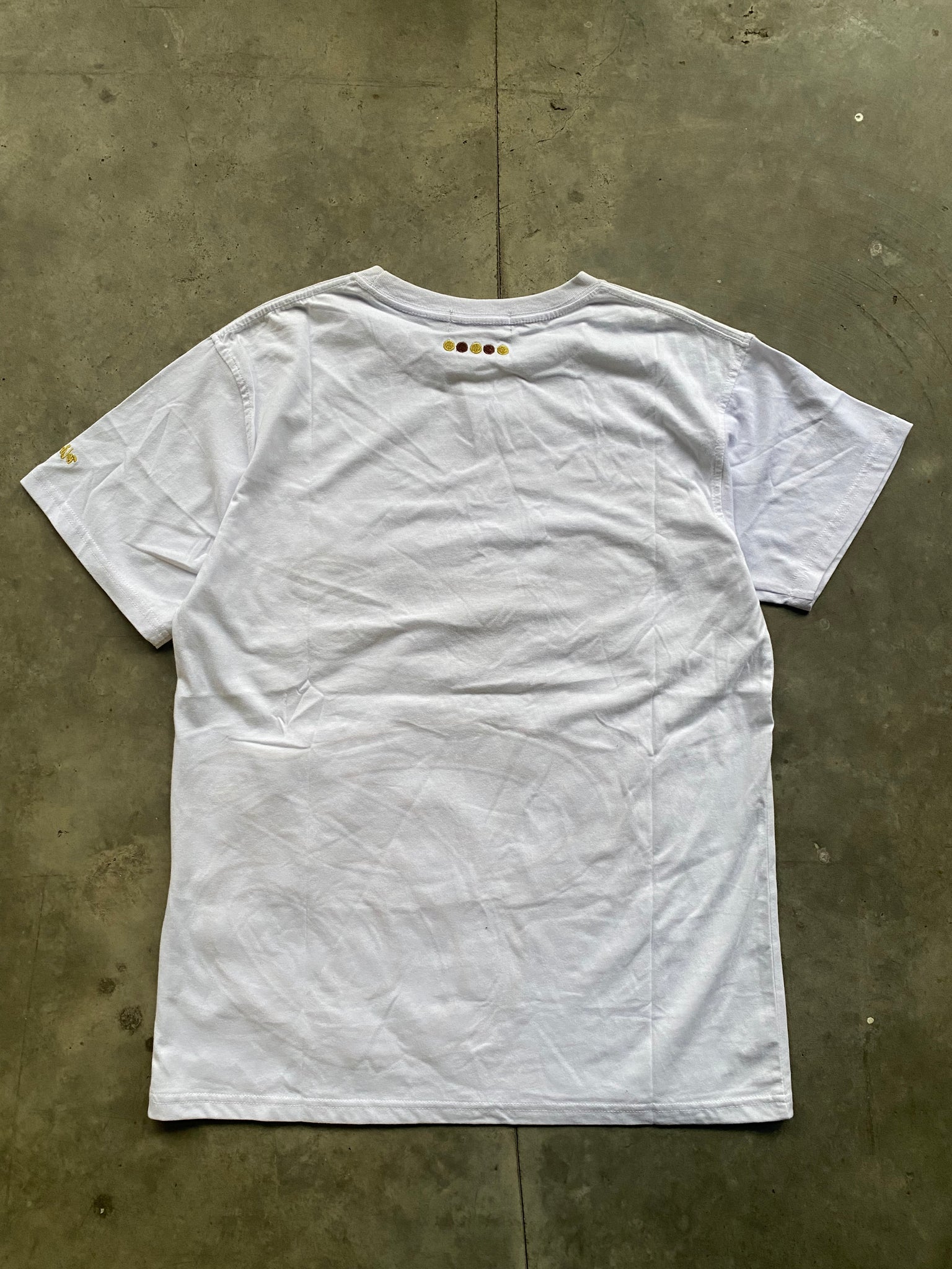 COOGIE WHITE/YELLOW TEE / MEDIUM