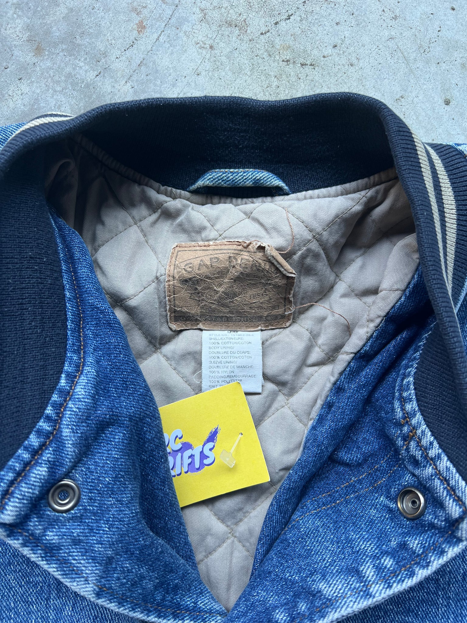 GAP DENIM BOMBER JACKET / MEDIUM