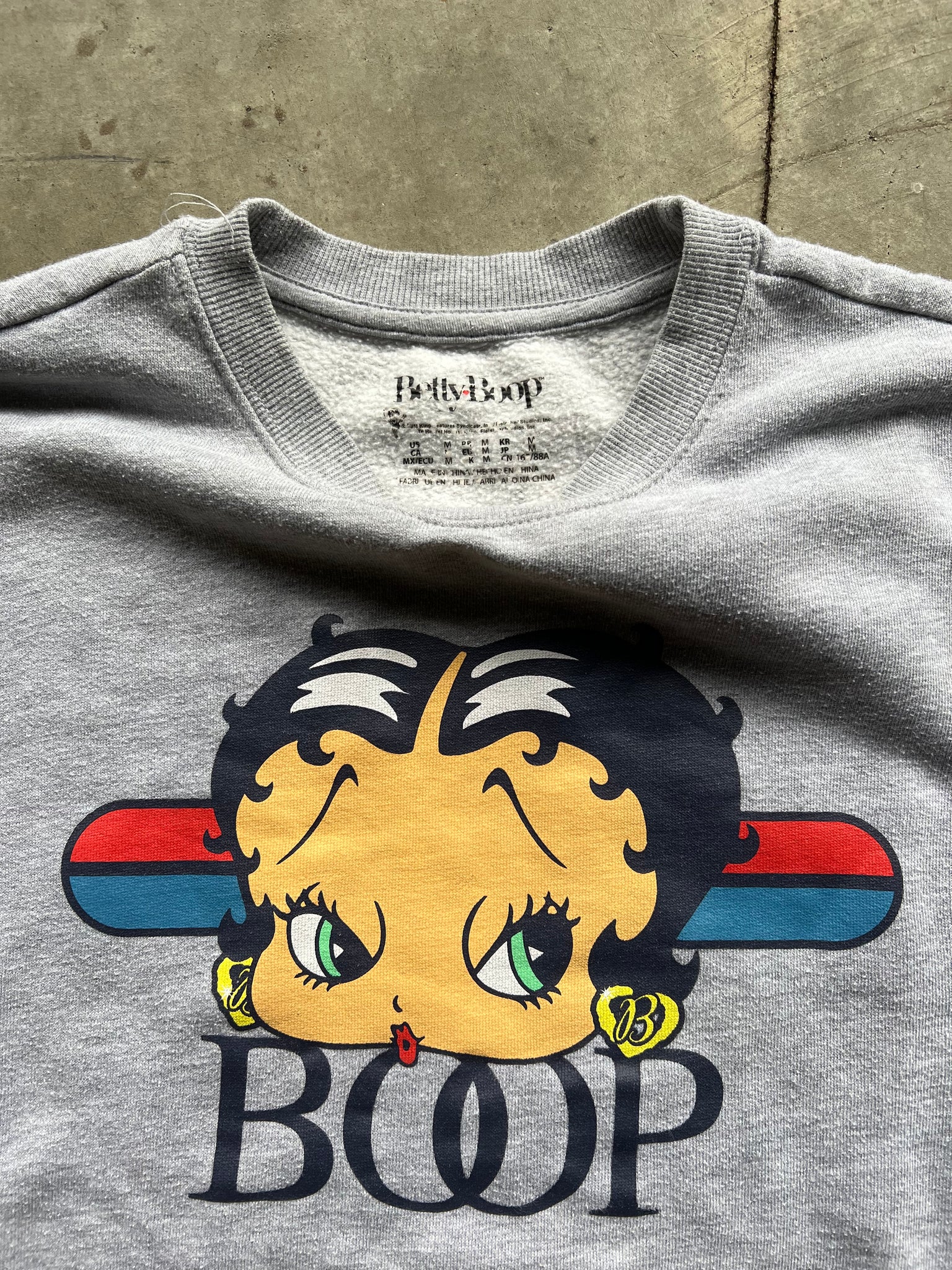 BETTY BOOP CREWNECK / MEDIUM