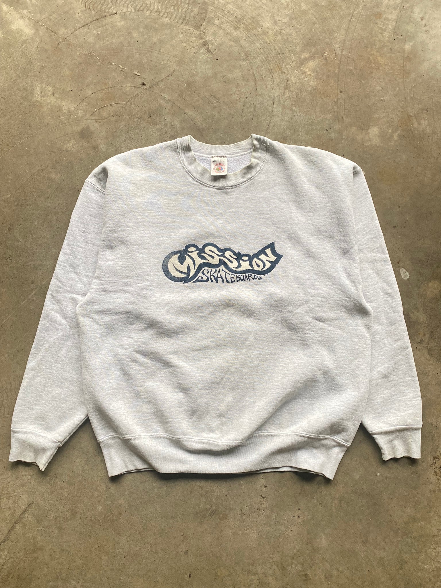 1990S MISSION SKATEBOARD CREWNECK / LARGE