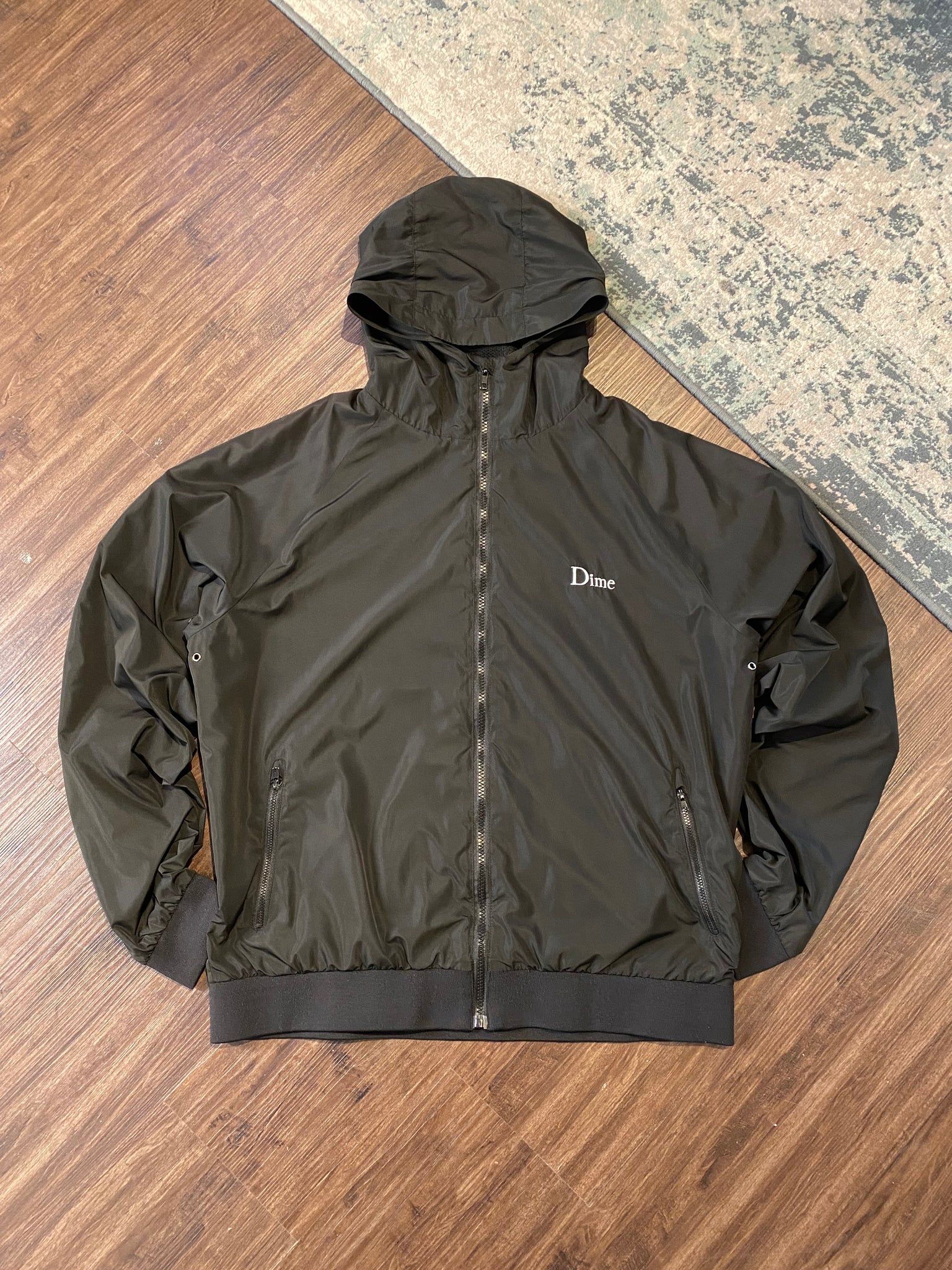 DIME BLACK WINDBREAKER / MEDIUM