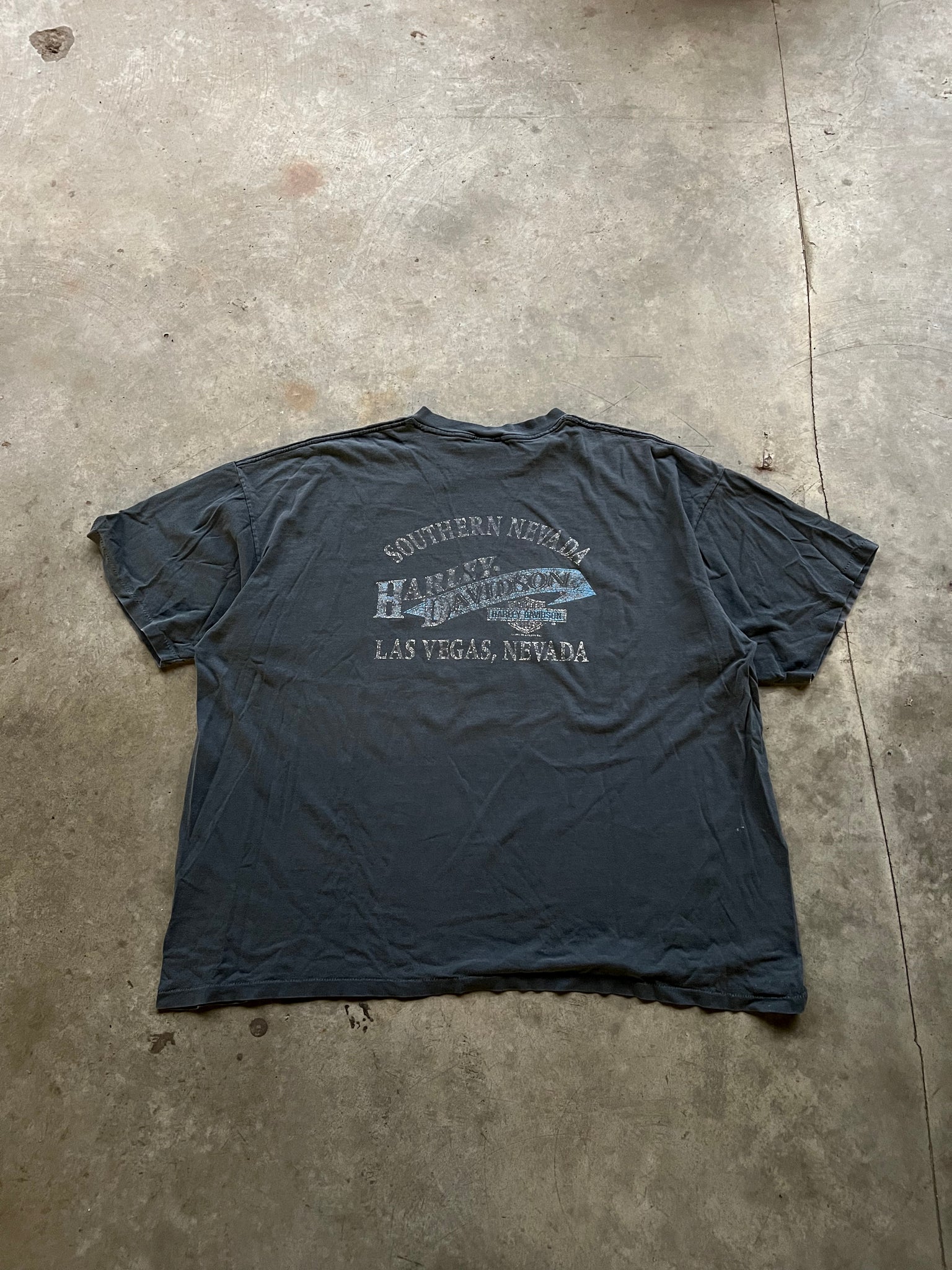 1990s HARLEY DAVIDSON NEVADA TSHIRT / XXXLARGE