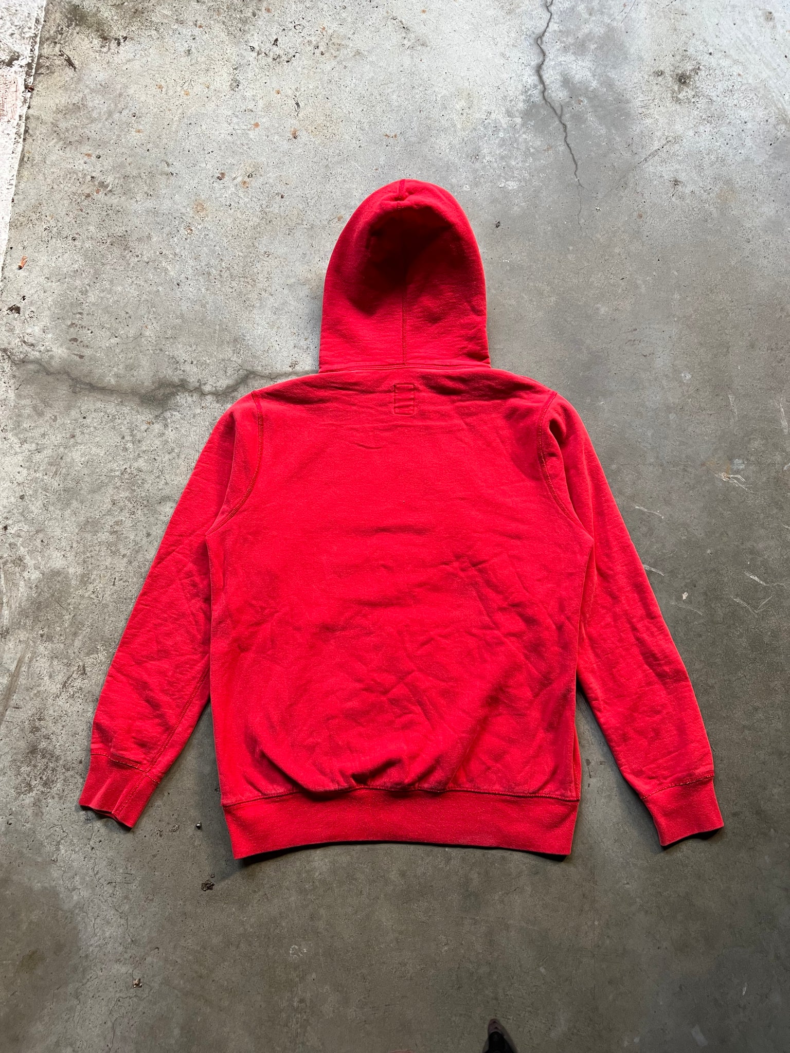 OVO RED EMBROIDERED LOGO HOODIE / MEDIUM