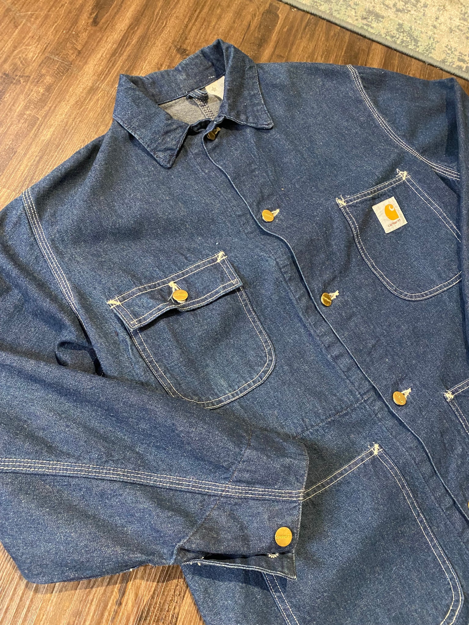 1993 Carhartt Denim Chore Jacket / medium