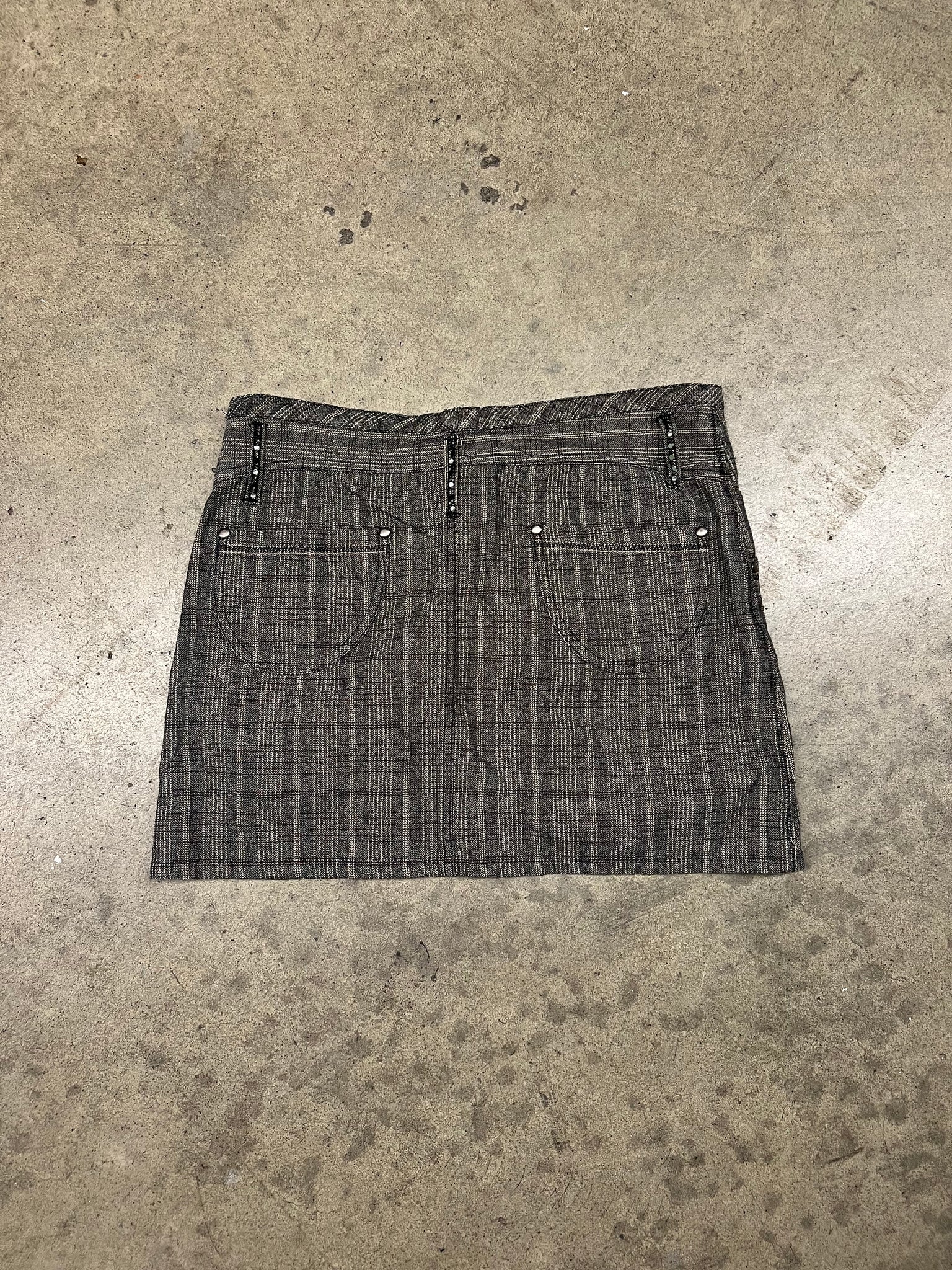 REQUEST PLAID MINI SKIRT / 31