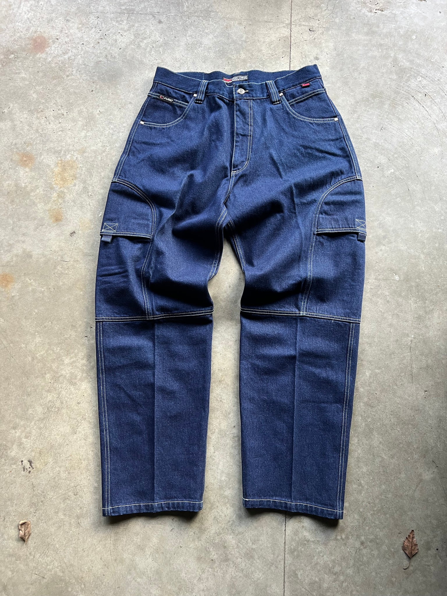 FUBU DARK WASH DENIM/ 36.5x34