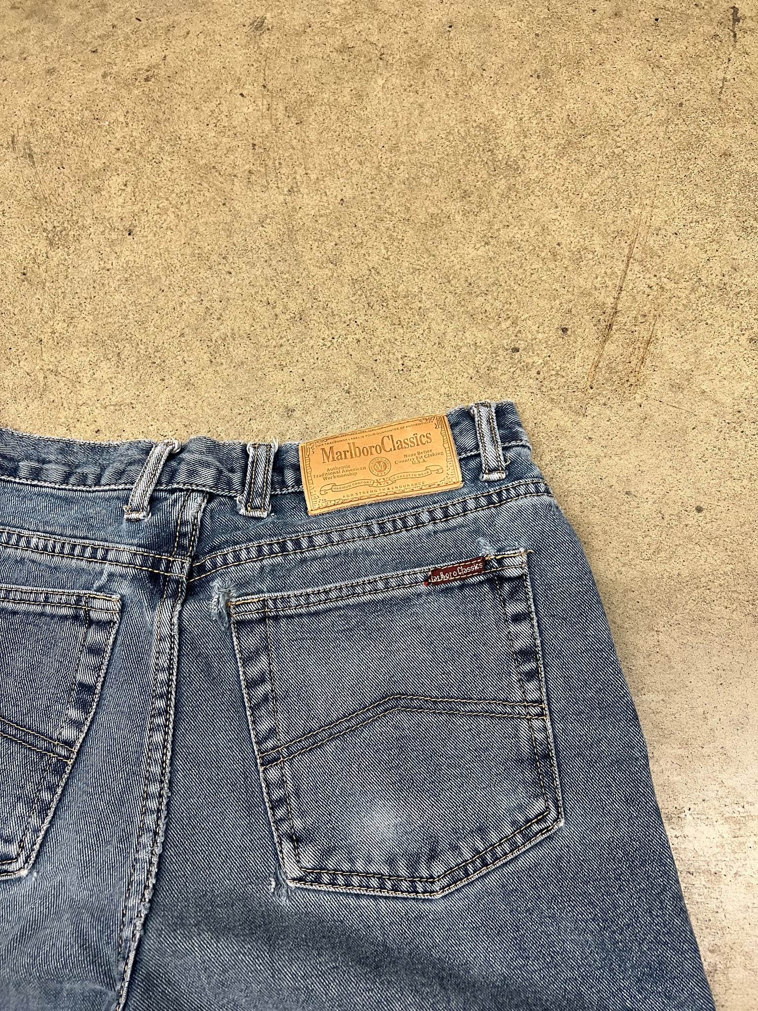 MARLBORO DENIM PANTS / 32X28