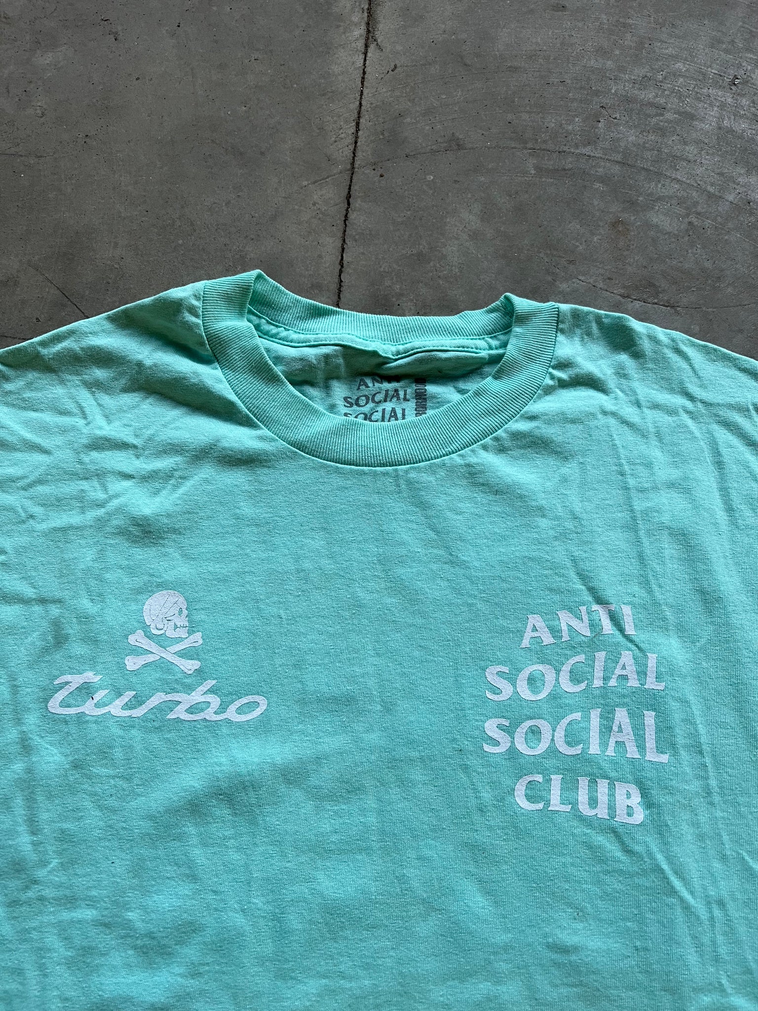 ASSC X NEIGHBORHOOD MINT TEE / XLARGE