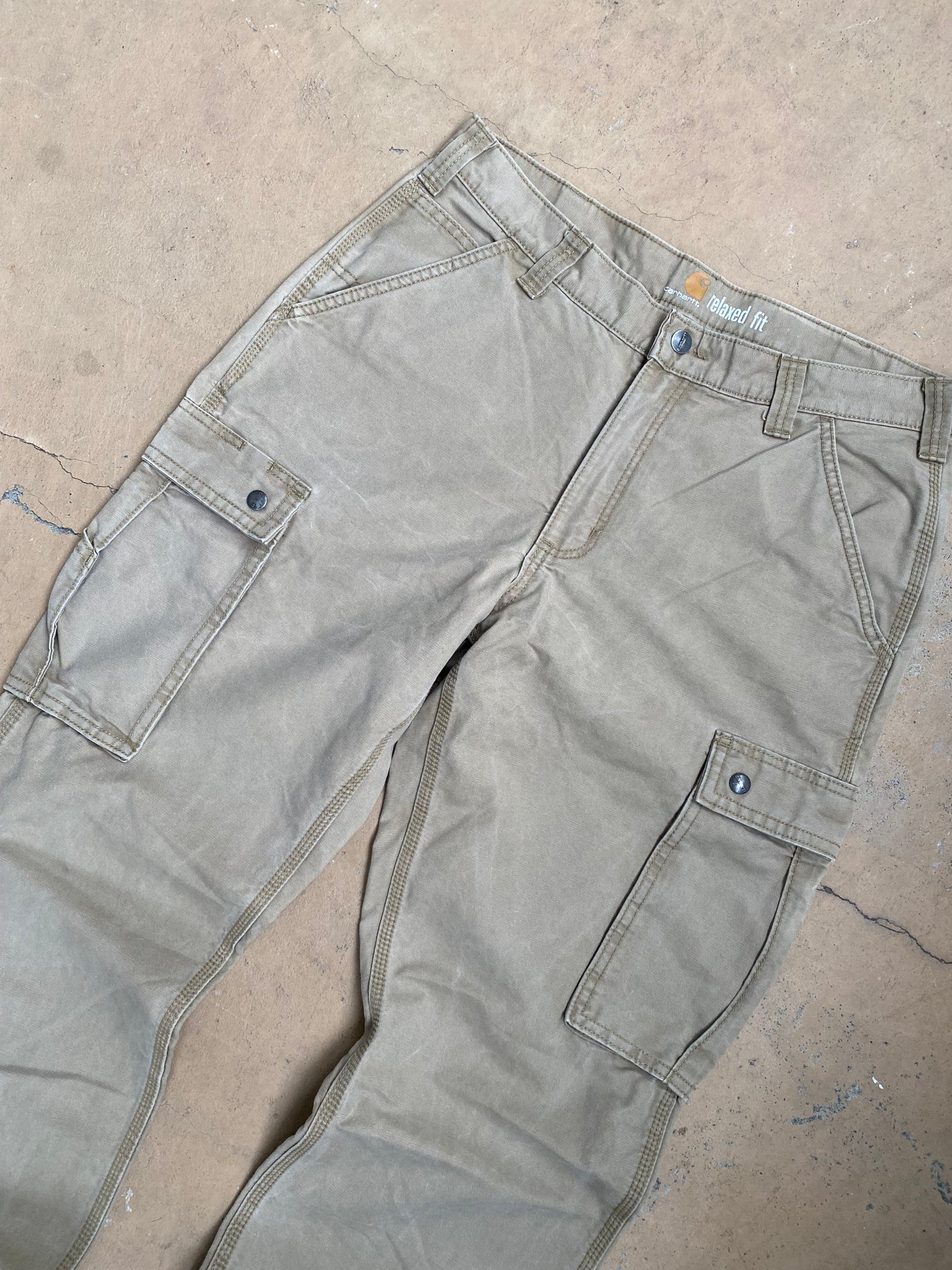 CARHARTT RELAXED FIT CARGO PANTS / 34X32