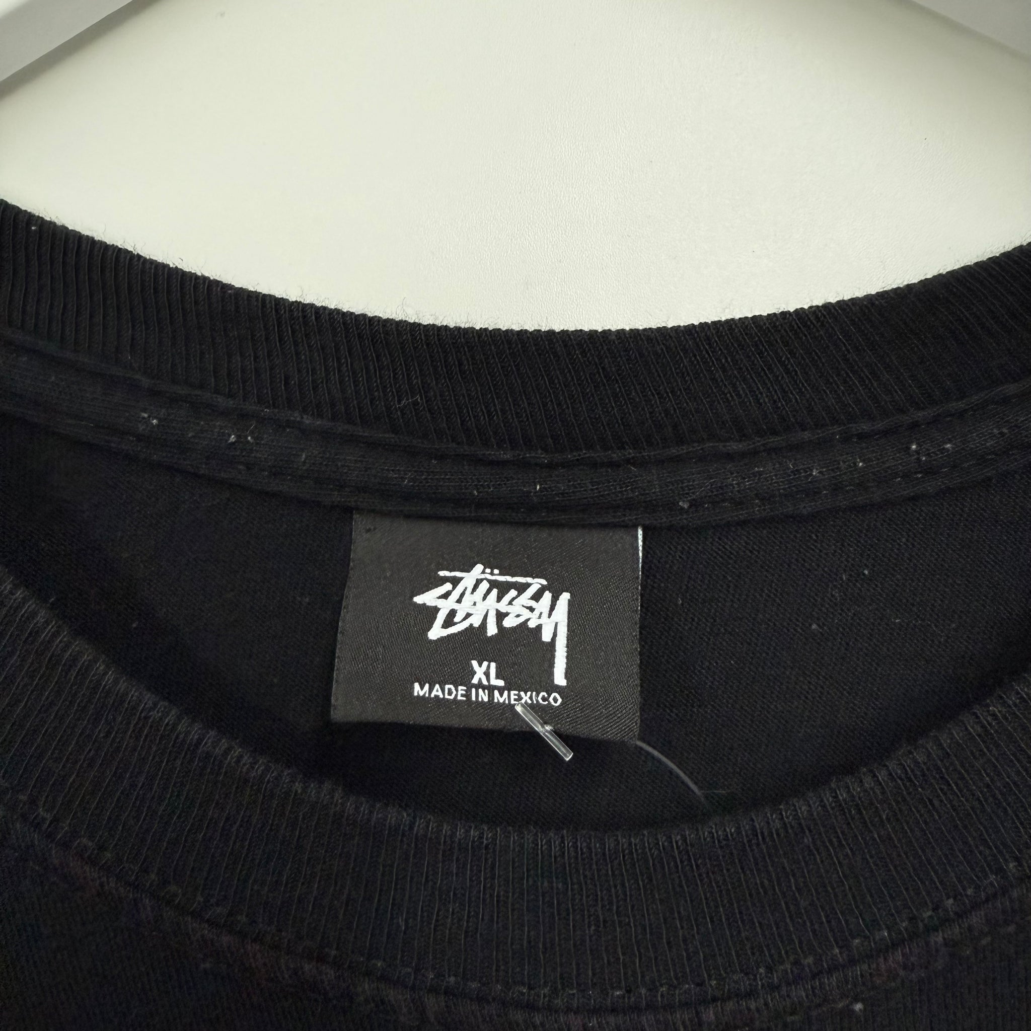 Stussy flame logo tee vancouver streetwear vintage fish market studio 