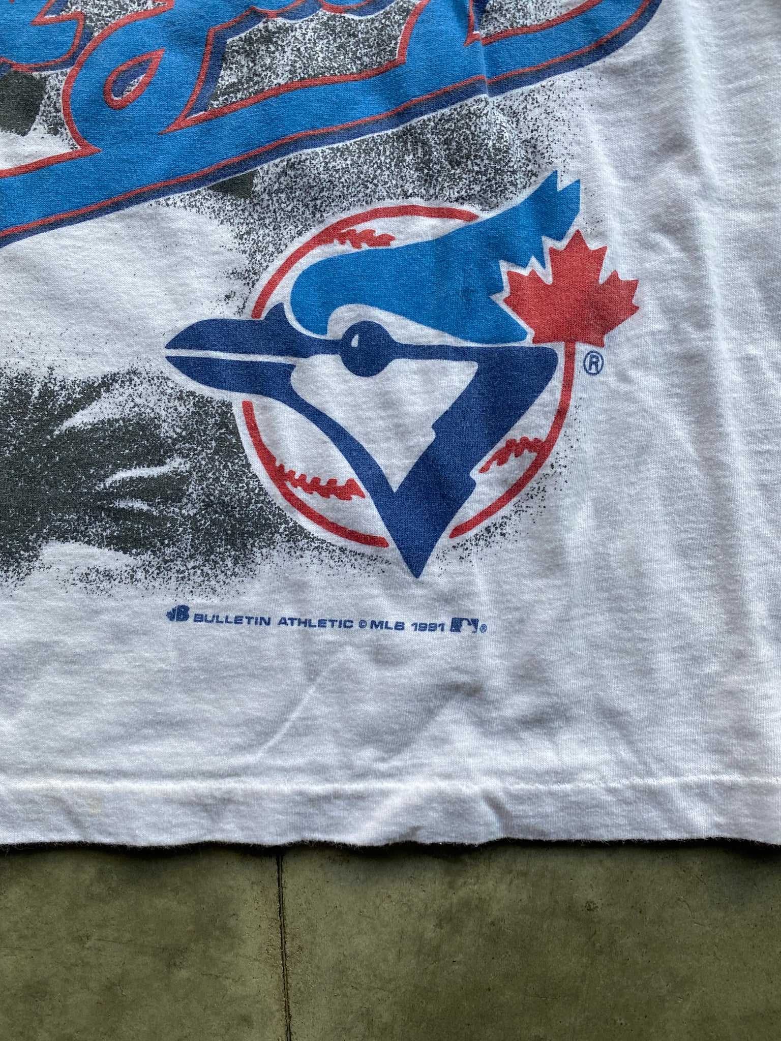 1991 TORONTO BLUE JAYS TSHIRT / LARGE