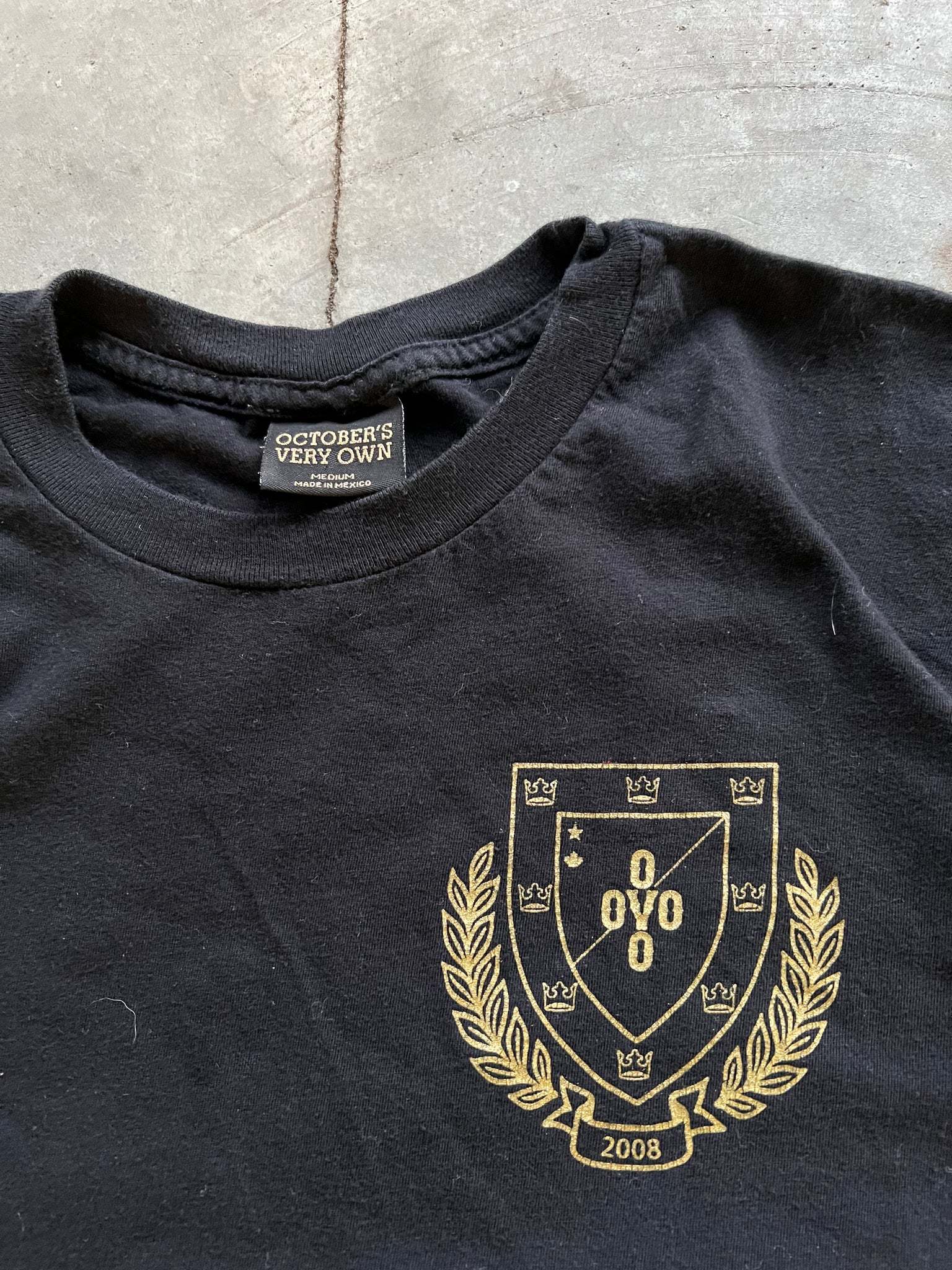 OVO 2008 CREST TEE / MEDIUM