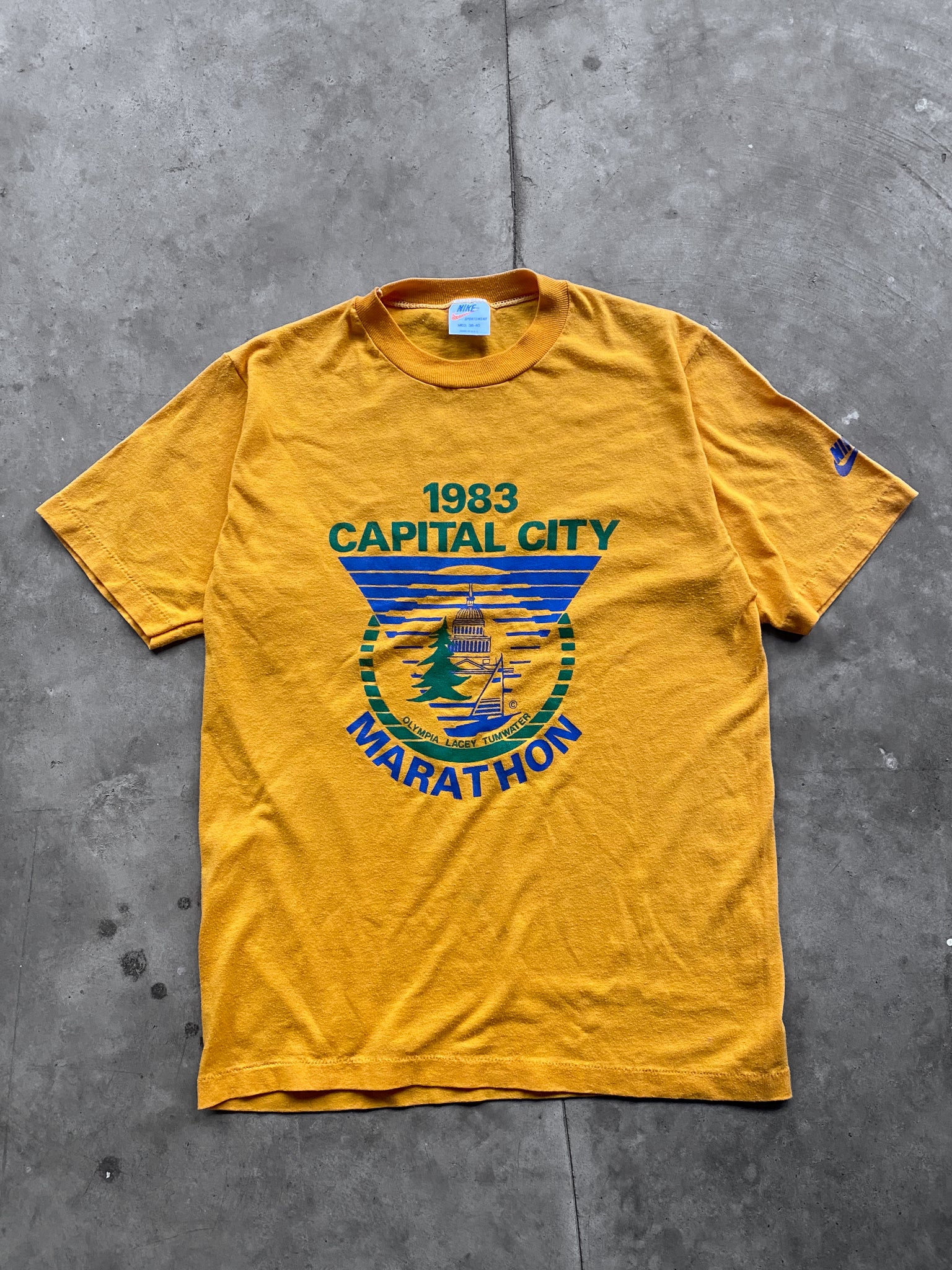 1983 NIKE CAPITAL CITY MARATHON TEE / MEDIUM