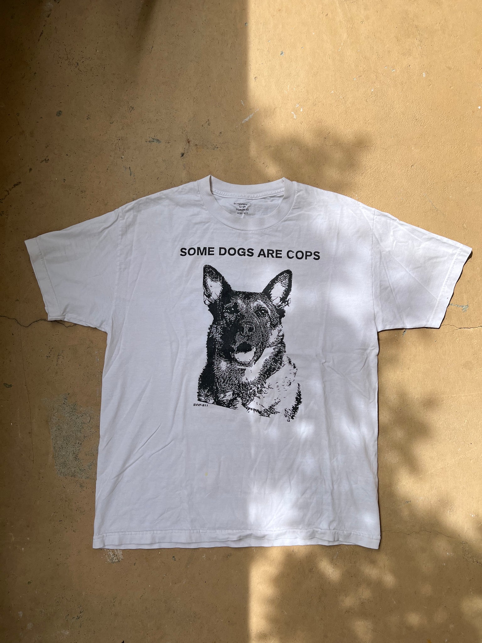 DOGS ARE COPS TSHIRT / LARGE