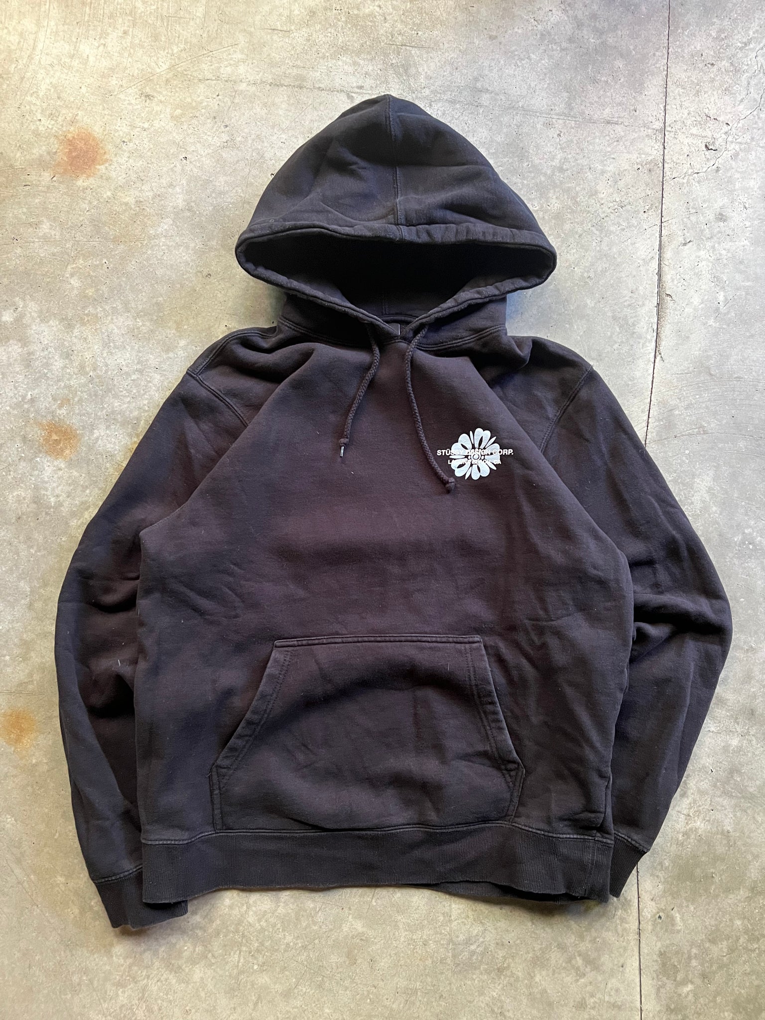 STUSSY LAGUNA BEACH HOODIE / LARGE