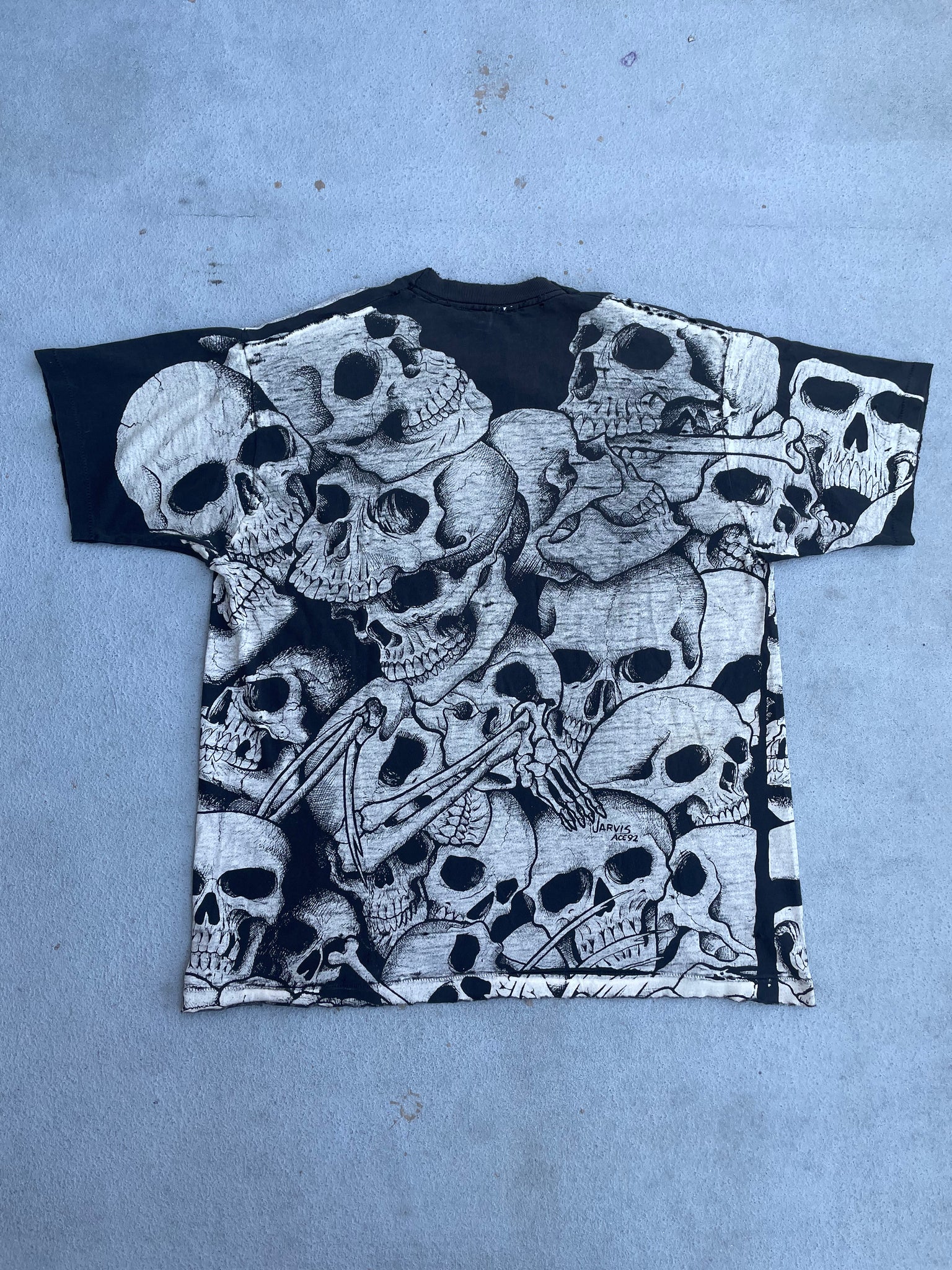 JARVIS SKULL AOP TEE / XLARGE