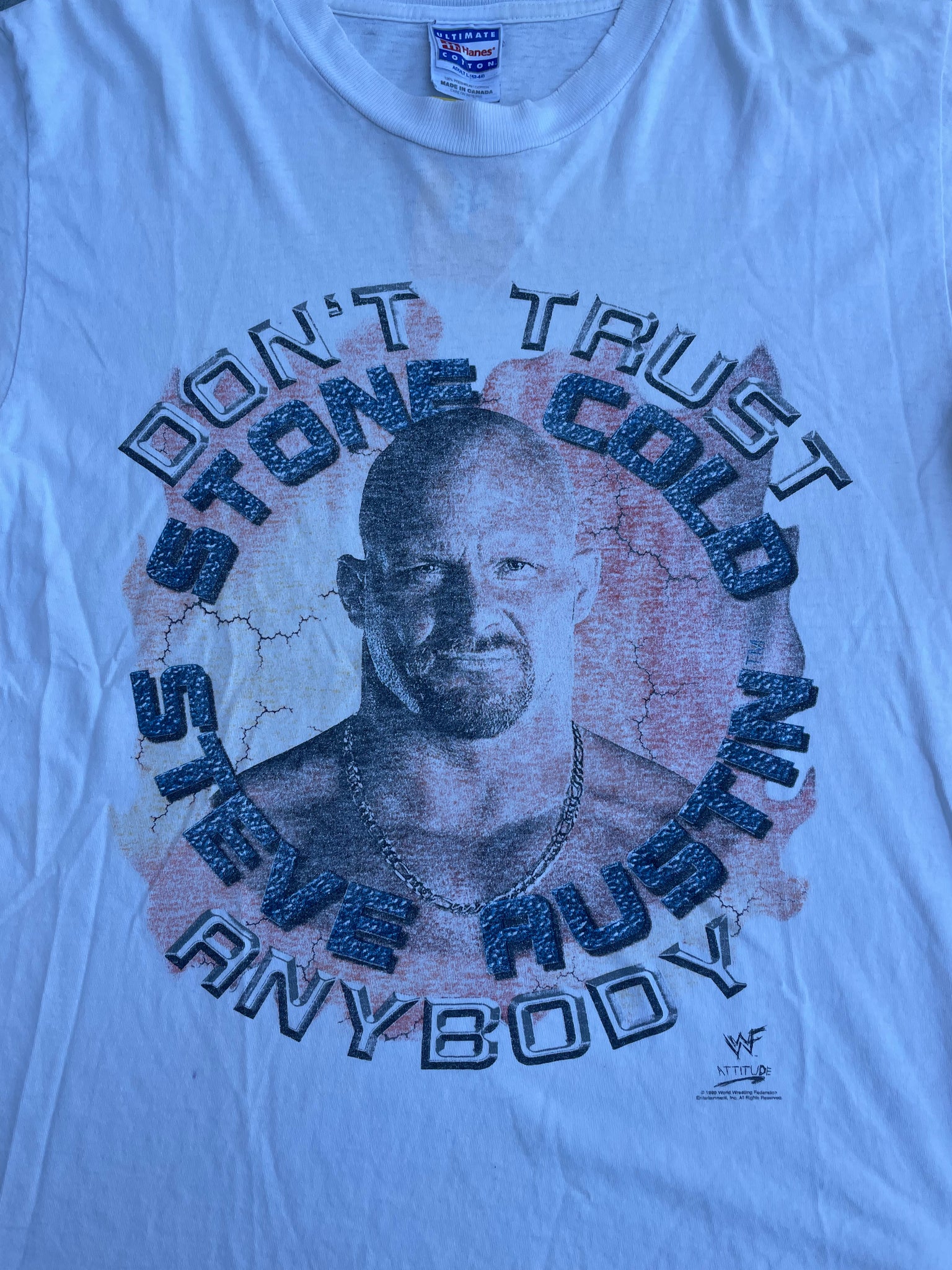 STONE COLD 'DONT TRUST' TEE / LARGE