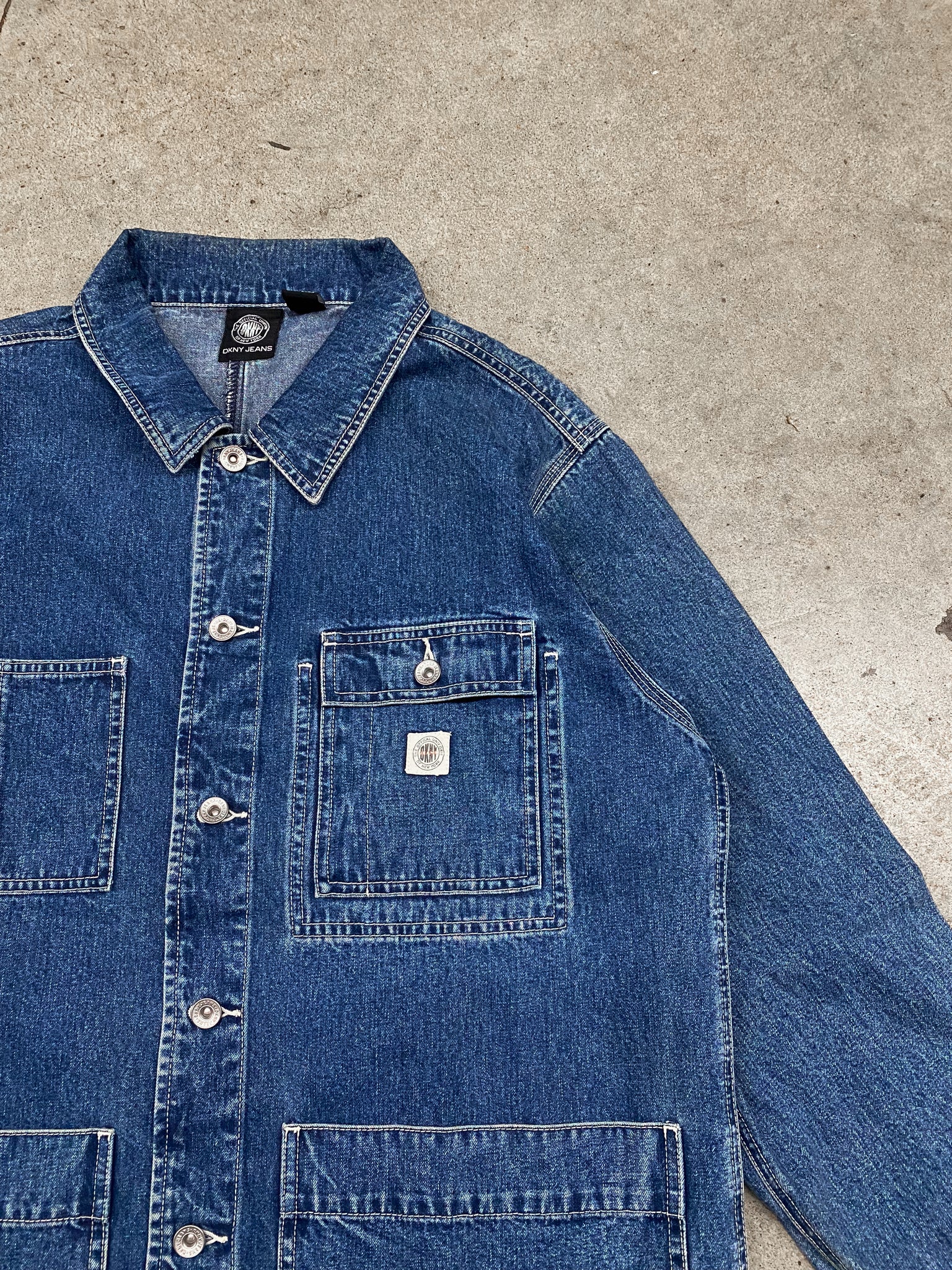 DKNY Denim Chore Jacket / Medium