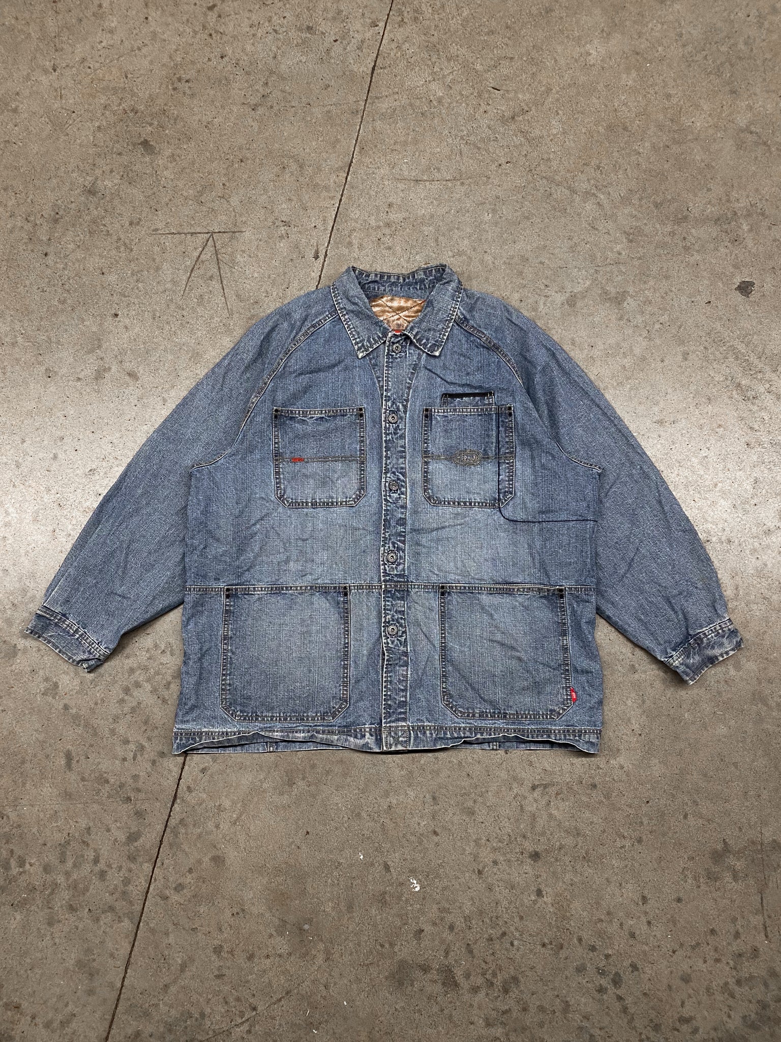 ECKO DENIM MEDIUM WASH JACKET / XLarge