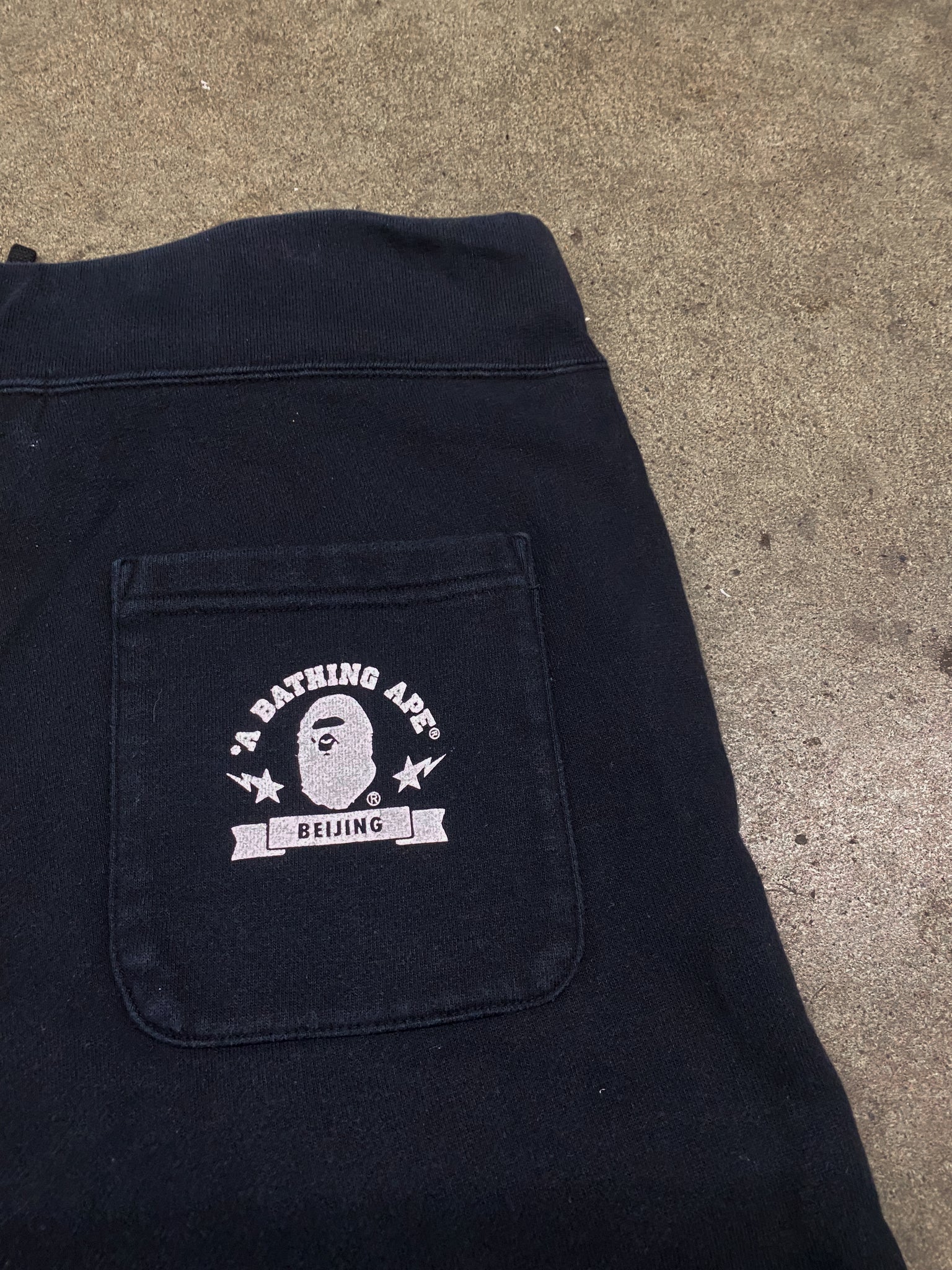 A Bathing Ape Shark Bejing Joggers / 34x28.5