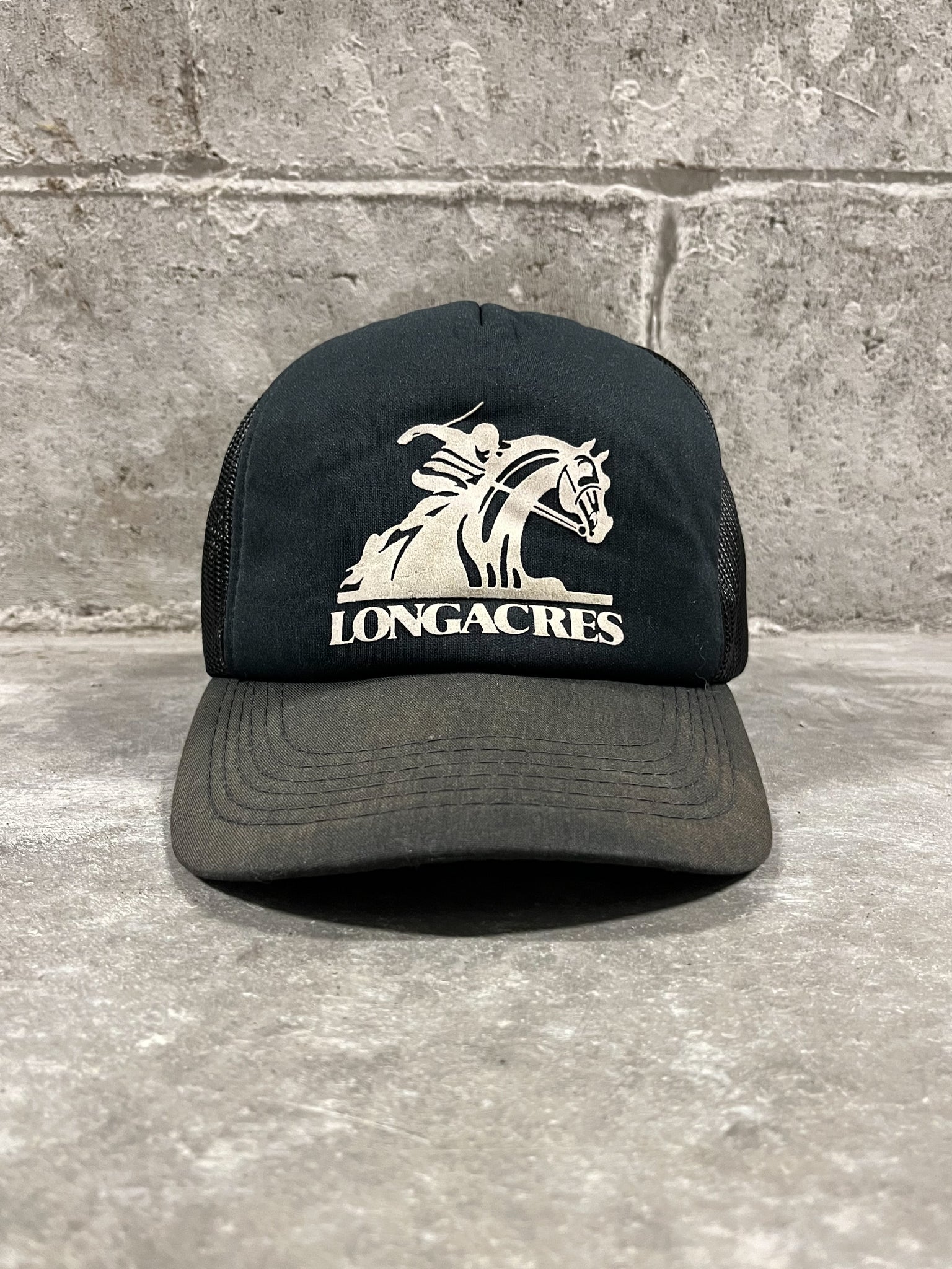 1990s Longacres Faded Trucker Hat  / One Size