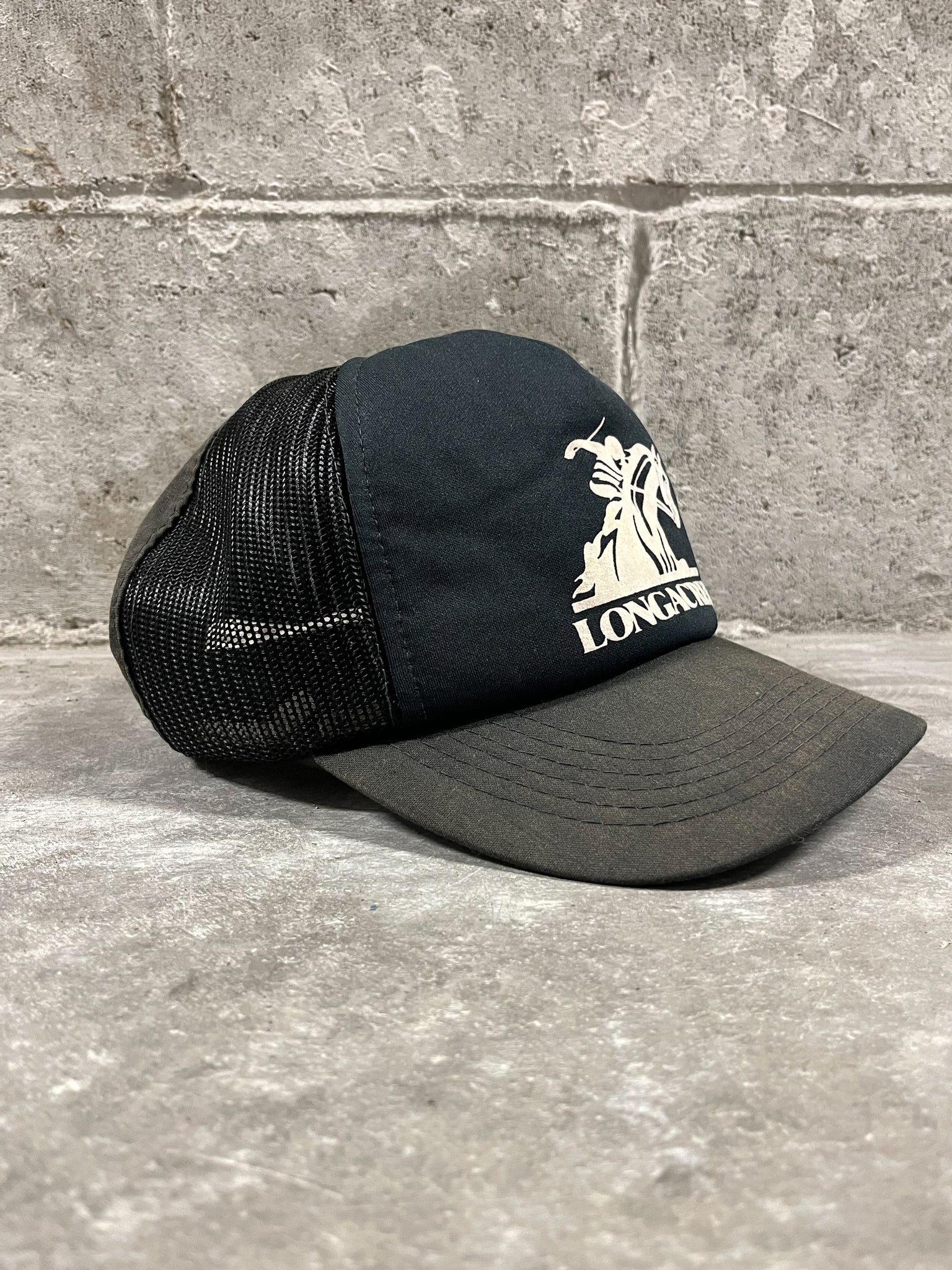 1990s Longacres Faded Trucker Hat  / One Size