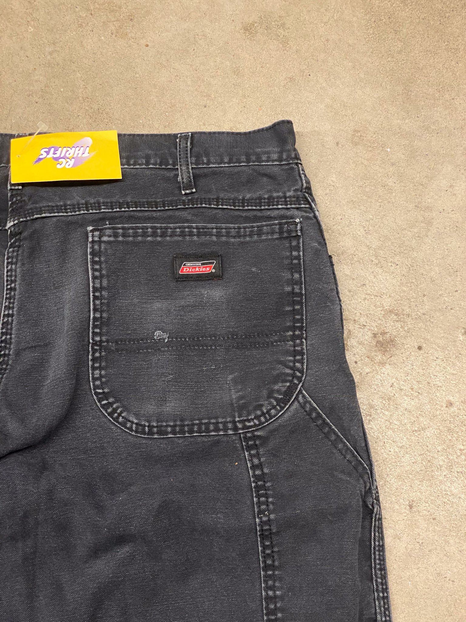 DICKIES FADED BLACK DENIM / 36X32