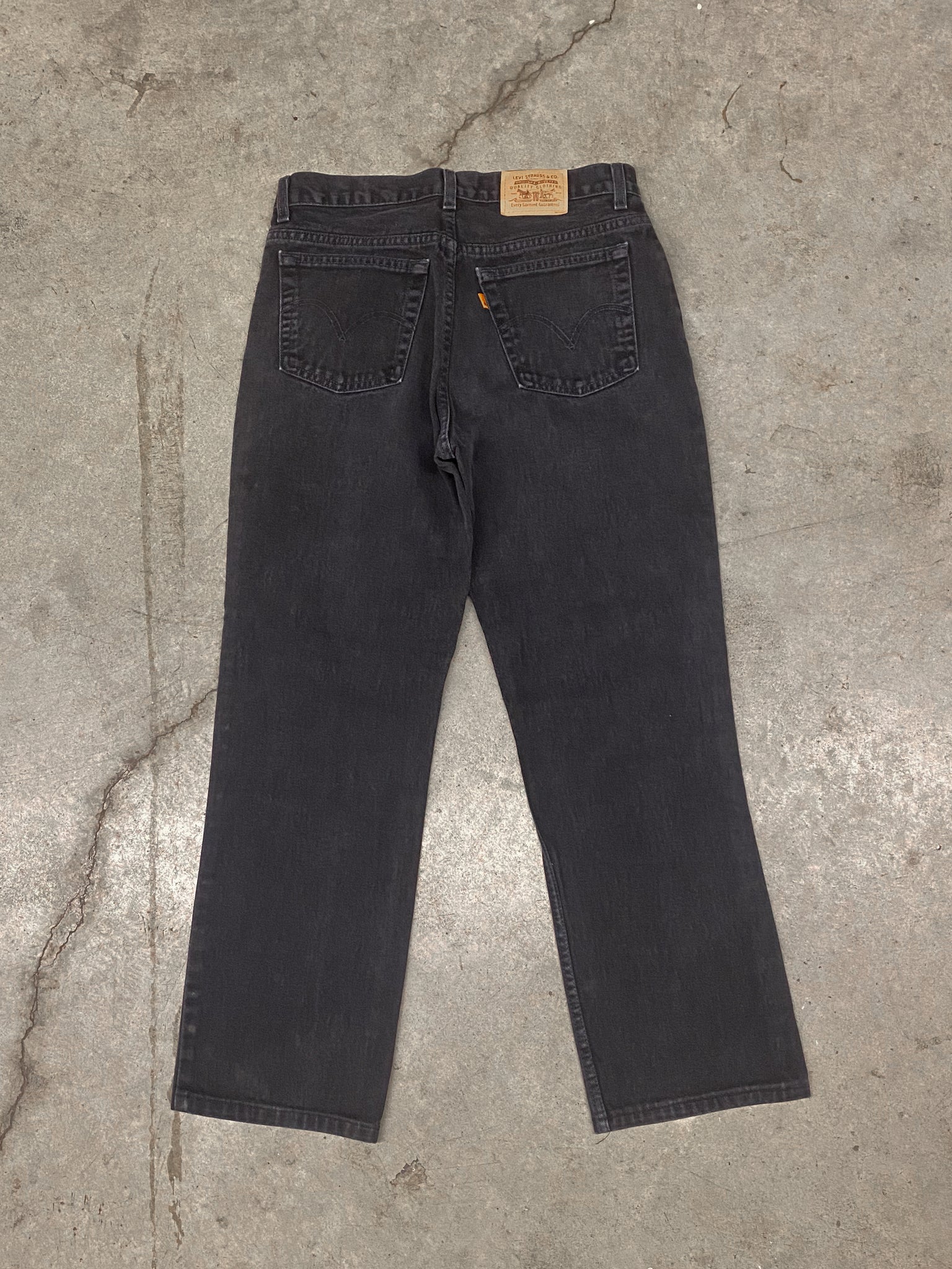 LEVI'S BLACK ORANGE TAB DENIM / 31X28