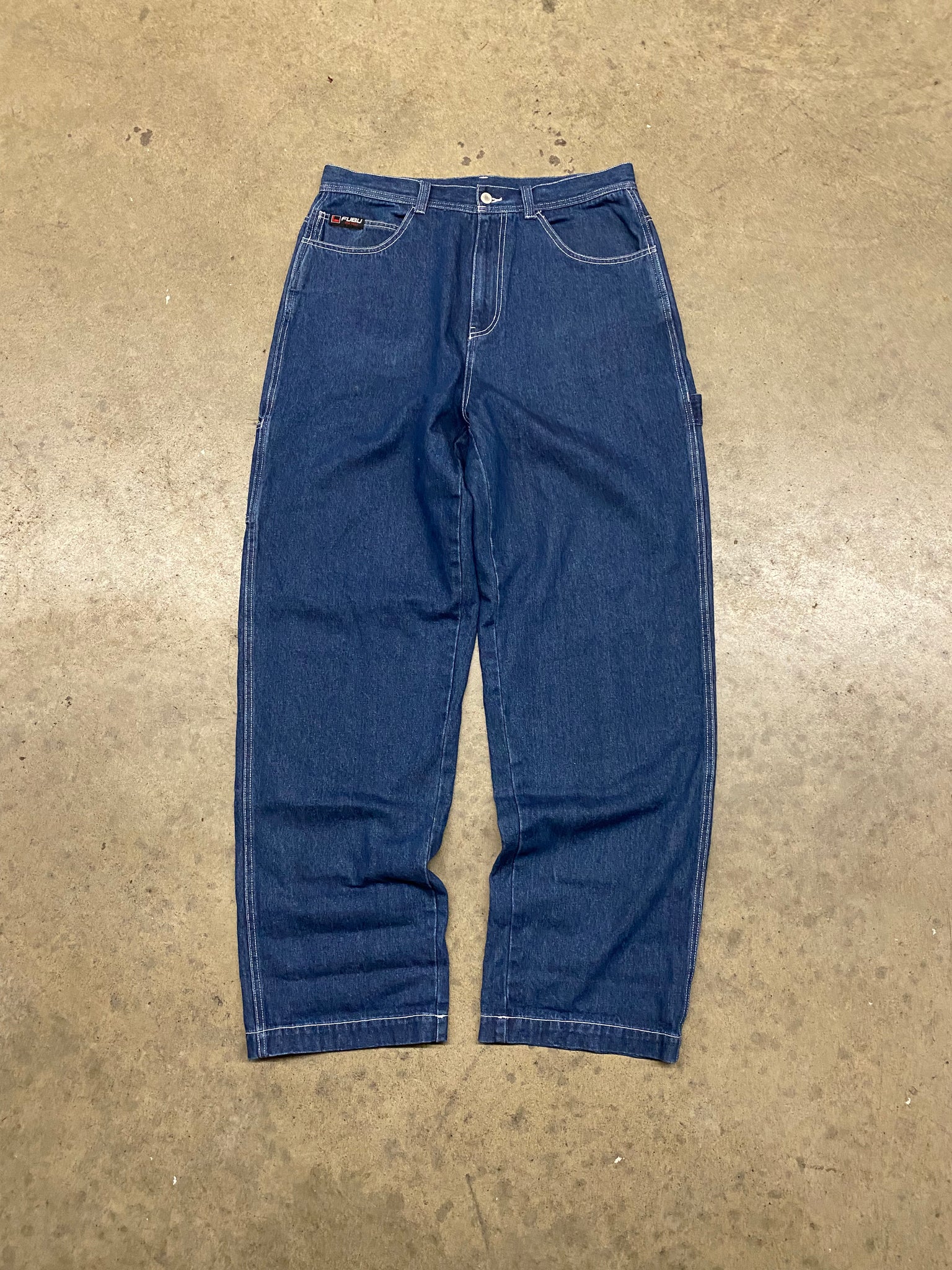 FUBU WIDE LEG DENIM / 34X34