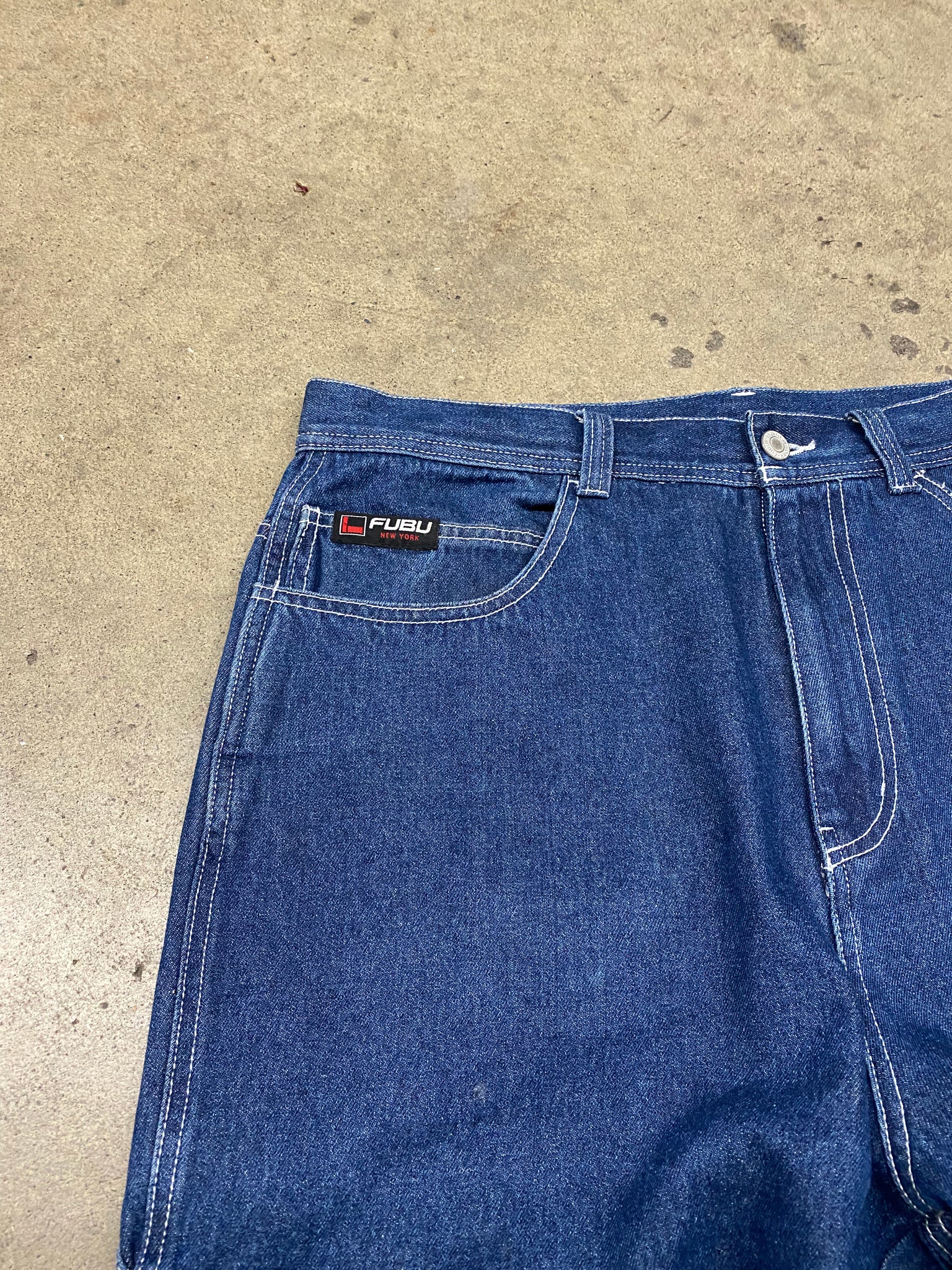 FUBU WIDE LEG DENIM / 34X34