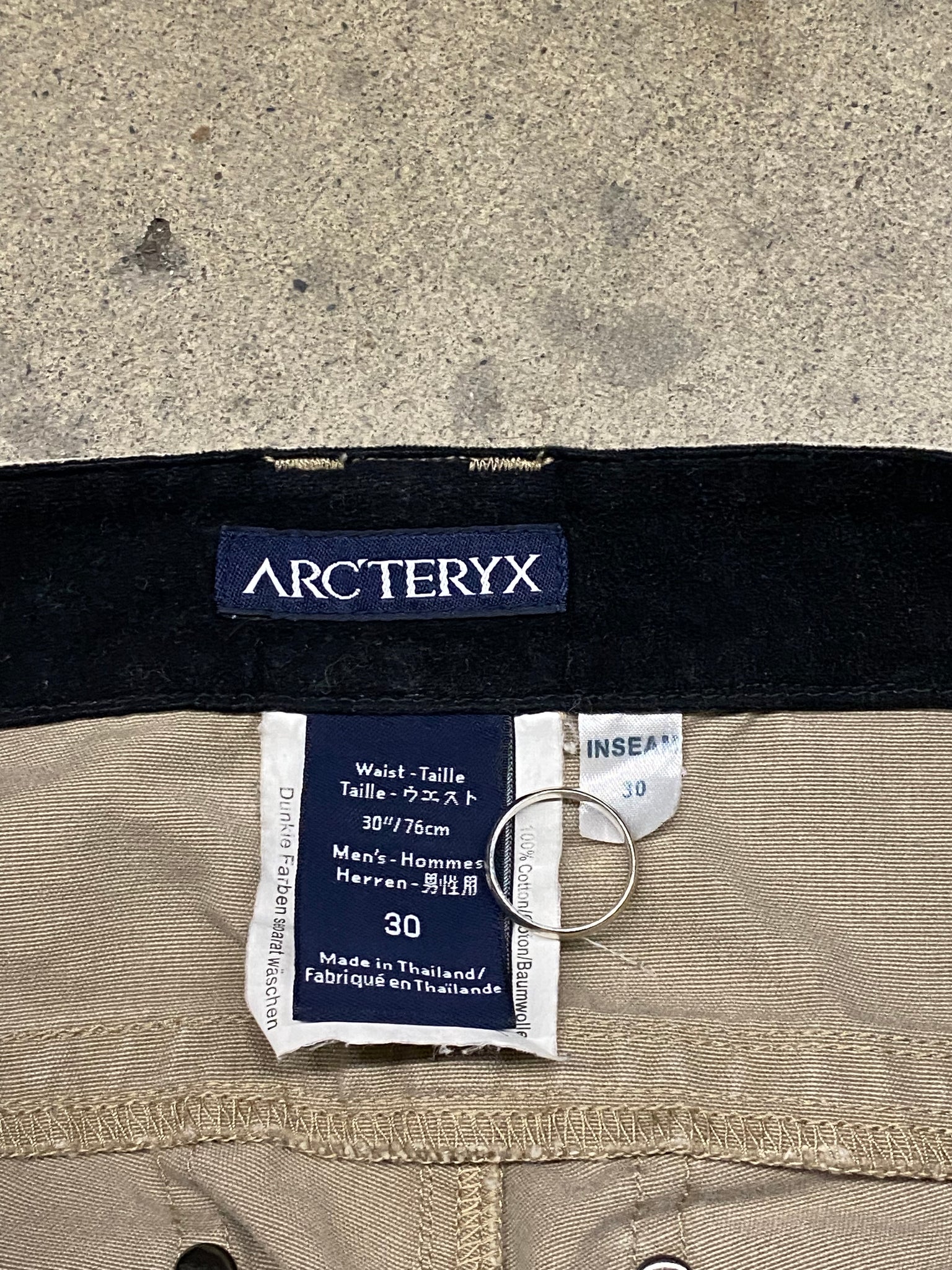 ARCTERYX TREK PANTS BEIGE / 30X30