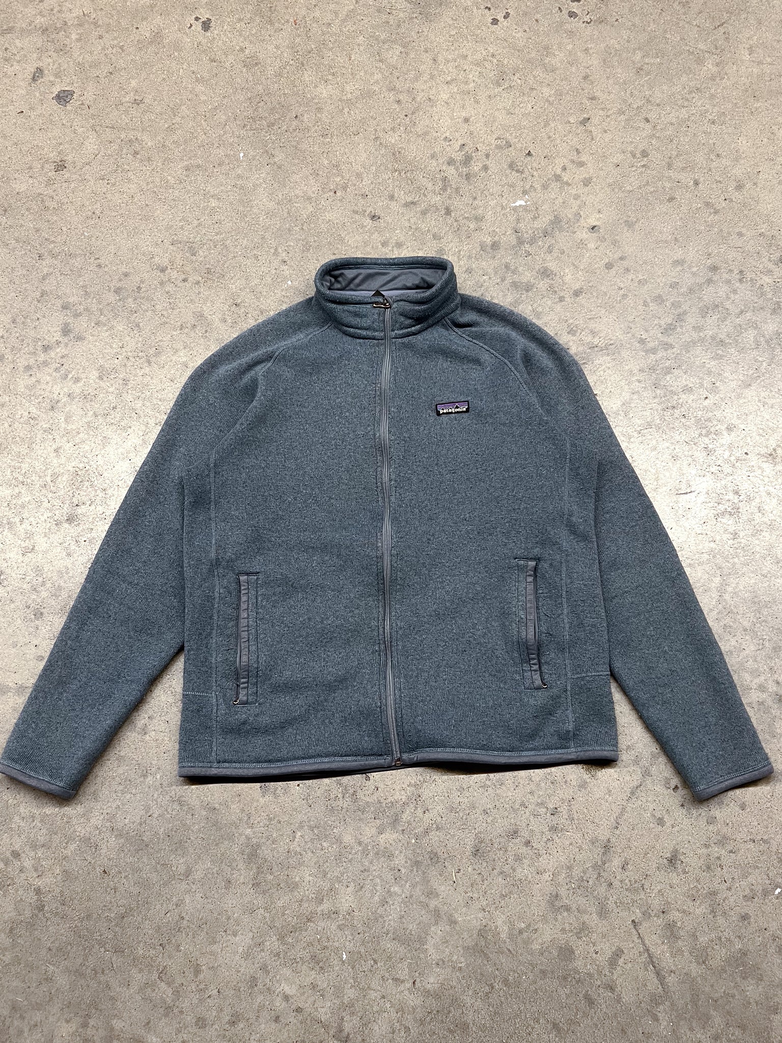 Patagonia teal better sweater / large