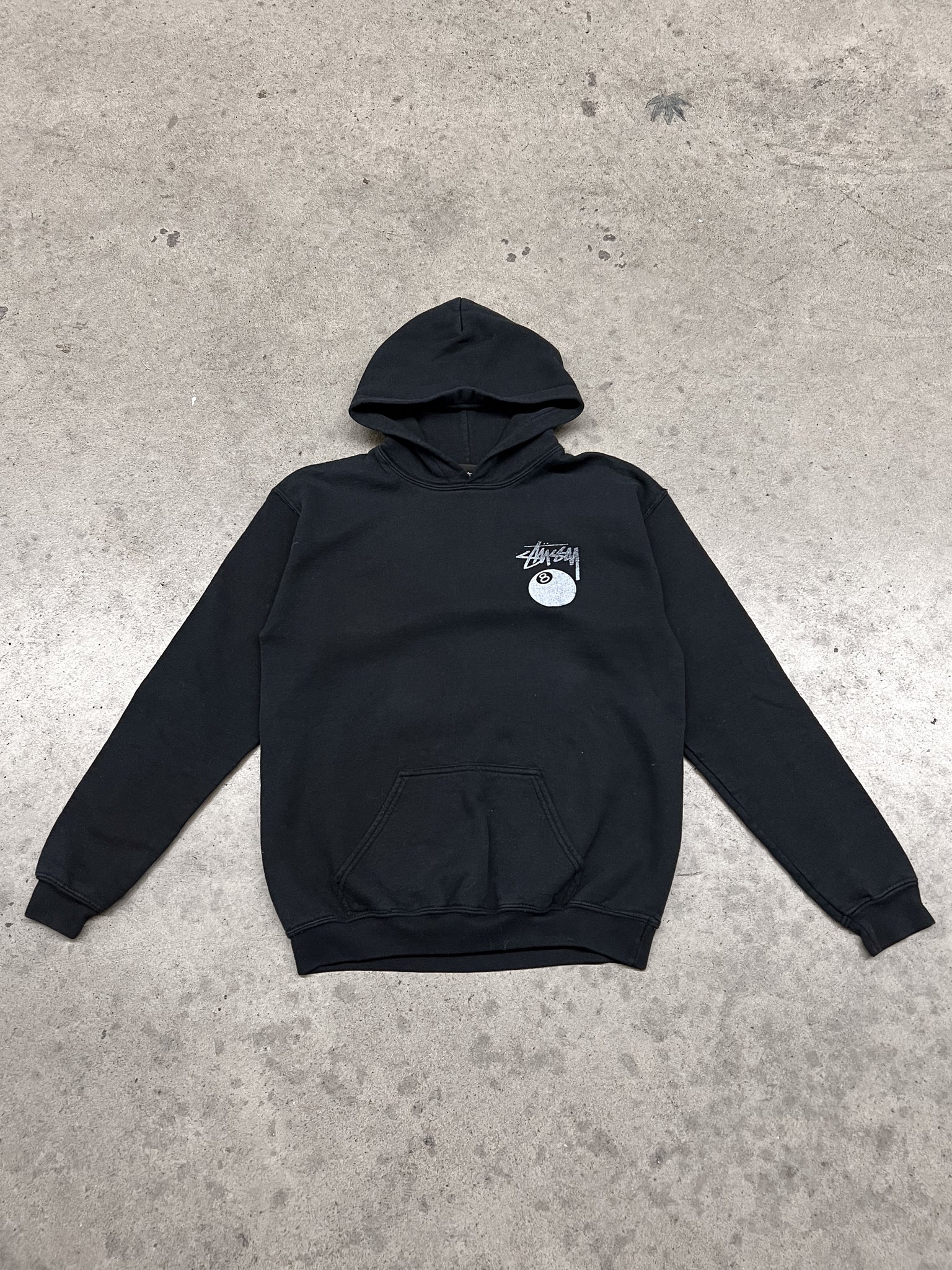 STUSSY EIGHT BALL HOODIE / XSMALL