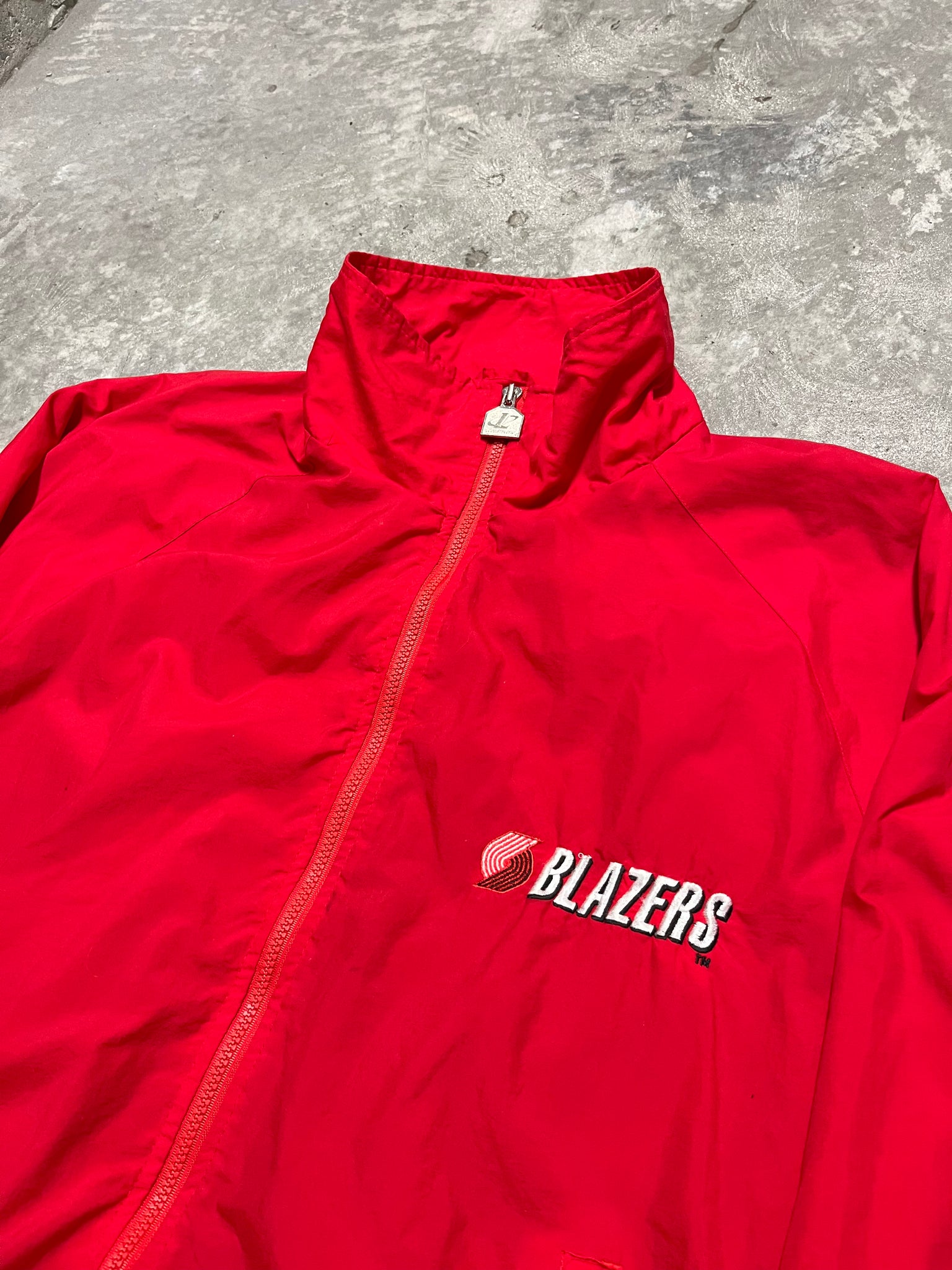 2000s Logo Athletic Trail Blazers Active Jacket / LARGE