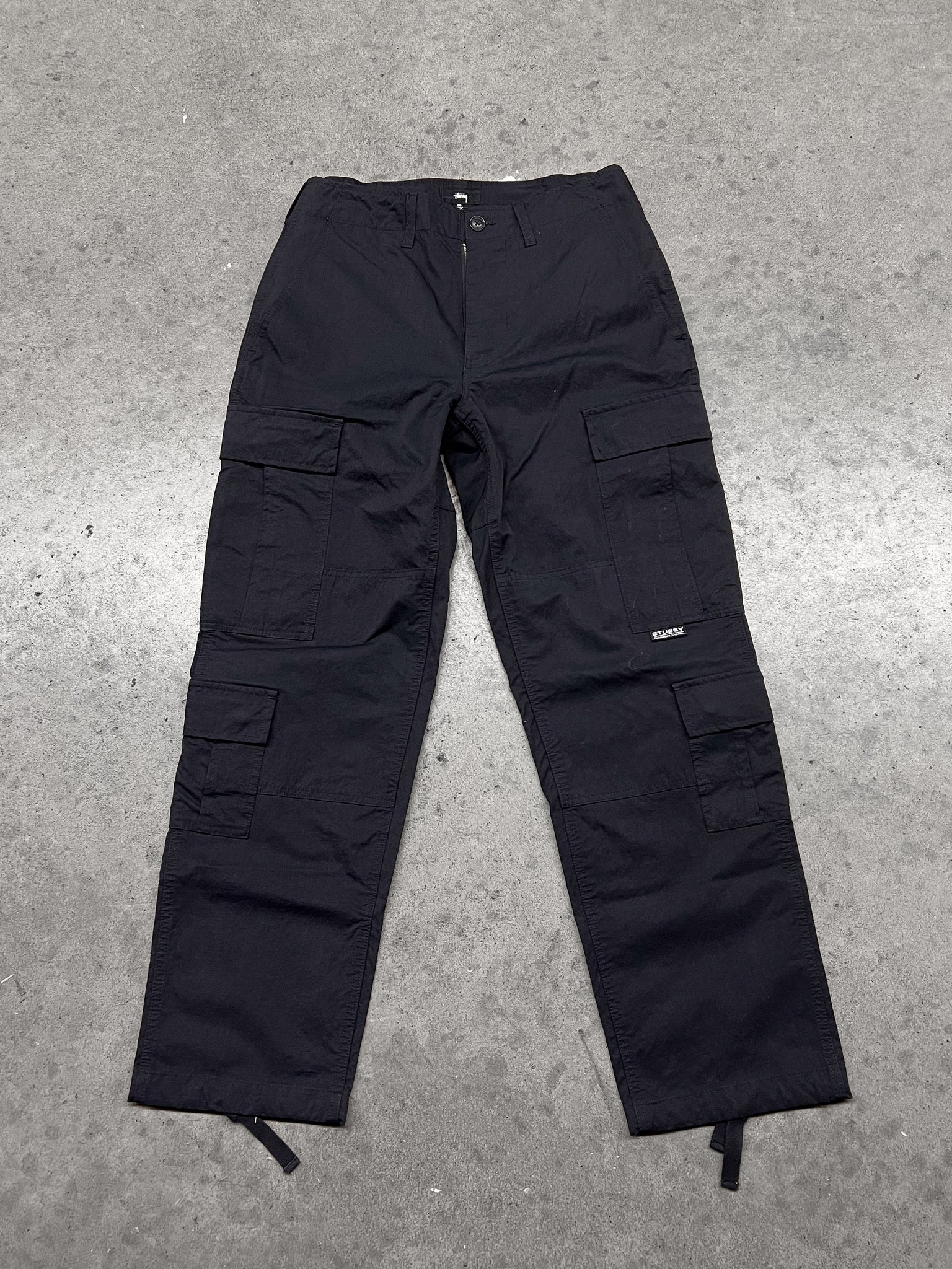 STUSSY CANVAS NYLON CARGO PANTS / 28X31