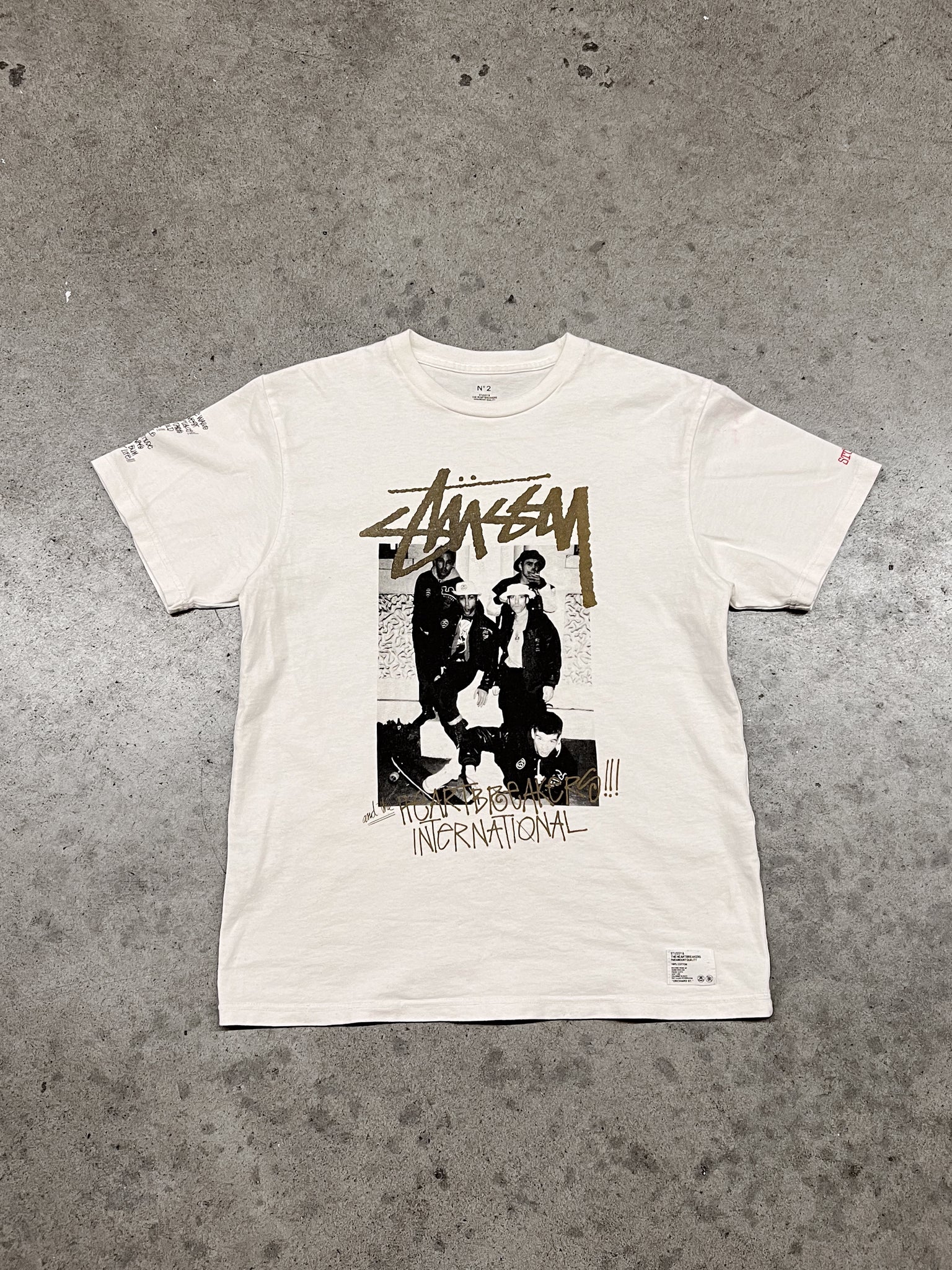 2012 STUSSY HEARTBREAKERS TEE / MEDIUM