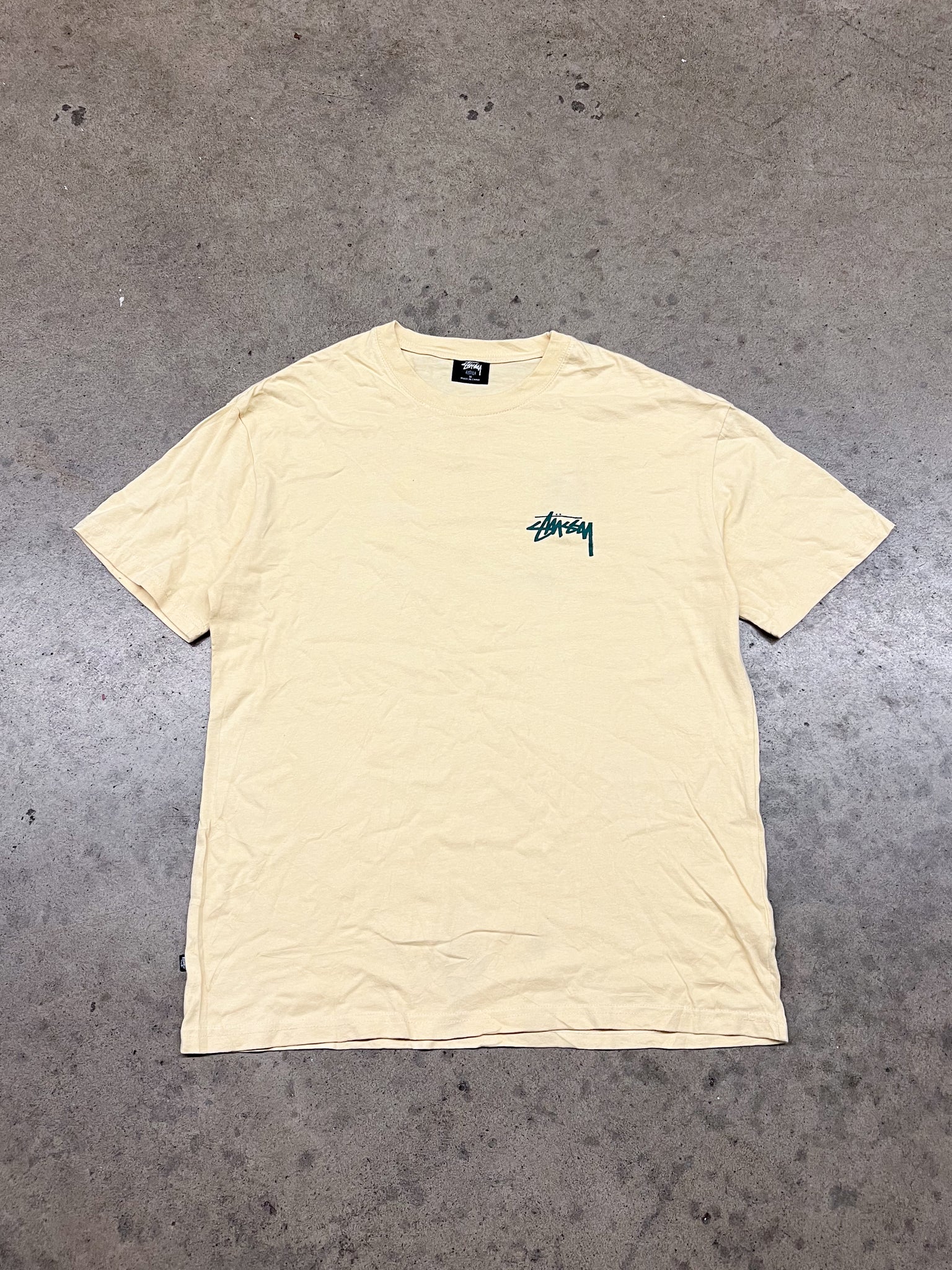 STUSSY HANDLE WITH CARE TEE / MEDIUM