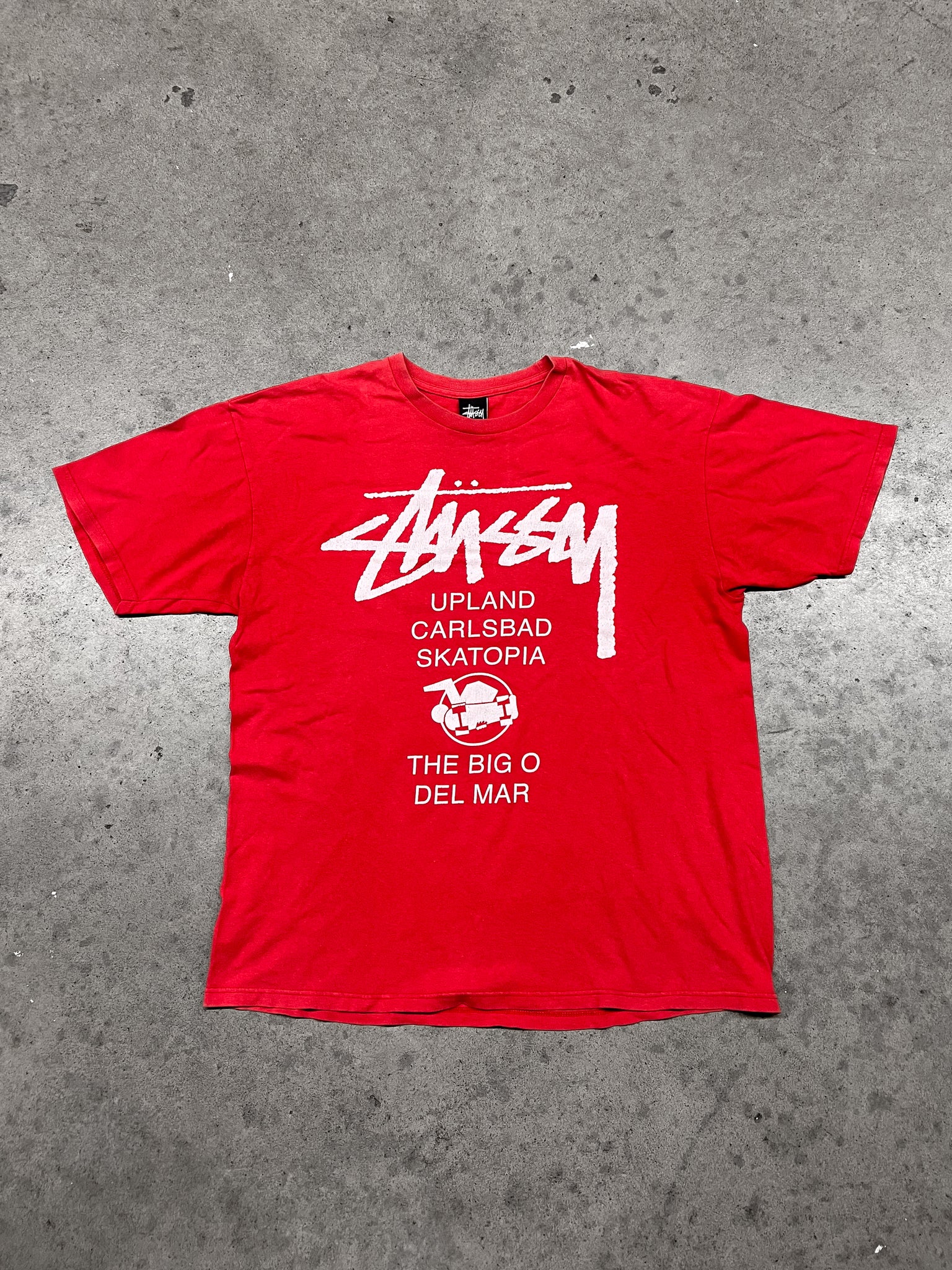 STUSSY SKATOPIA TEE / LARGE