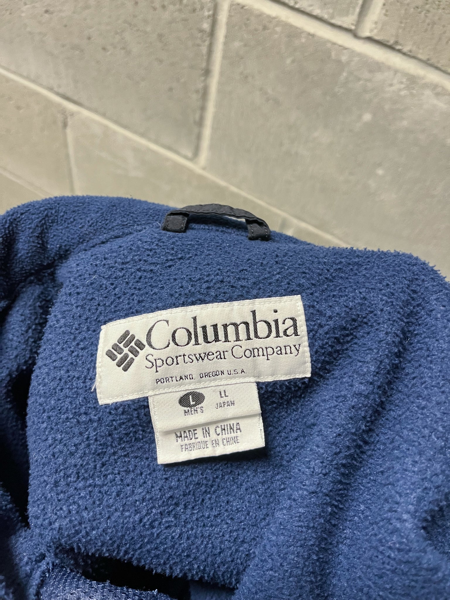 Columbia Two Tone Fleece Jacket / LARGE