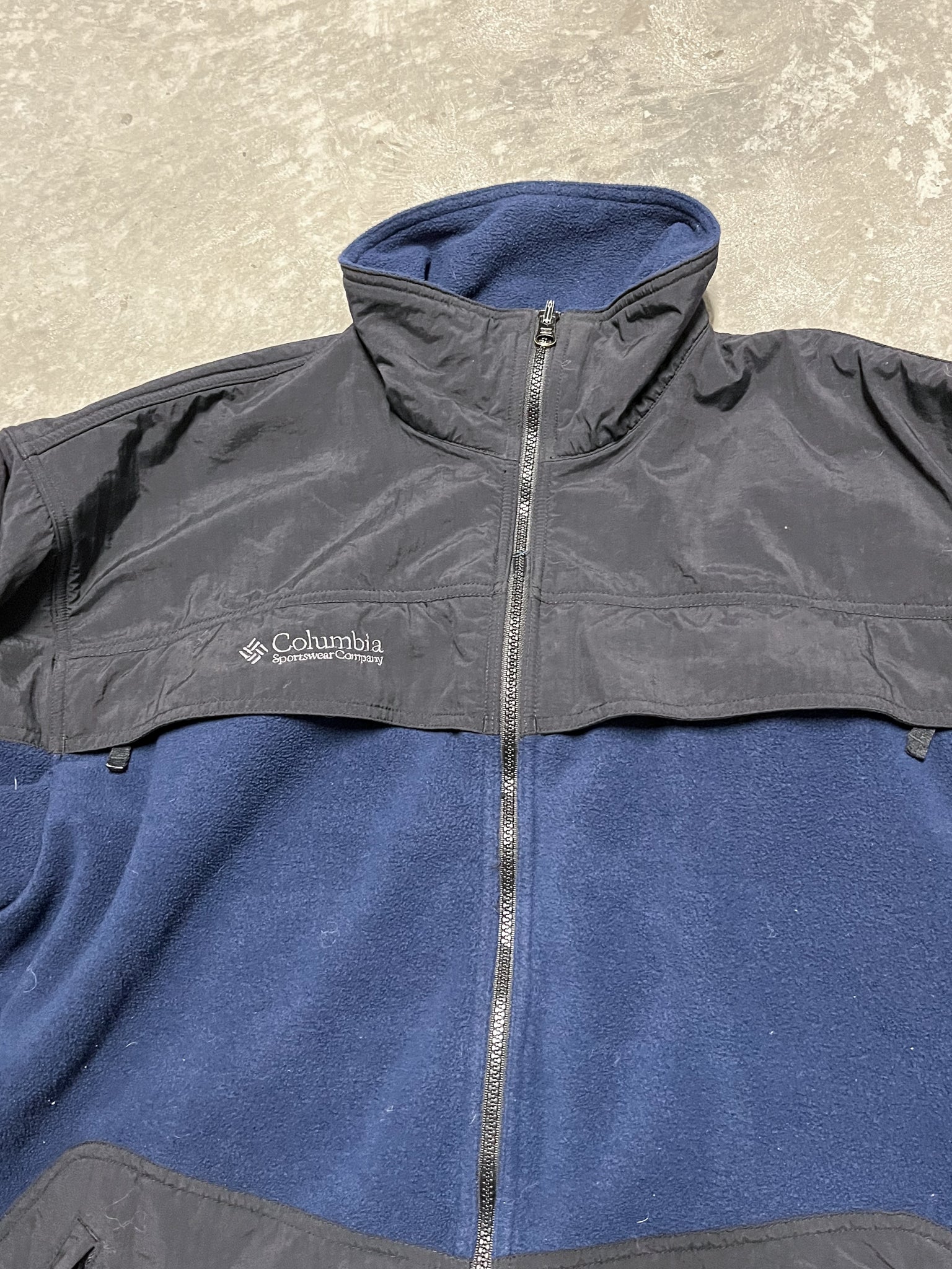 Columbia Two Tone Fleece Jacket / LARGE