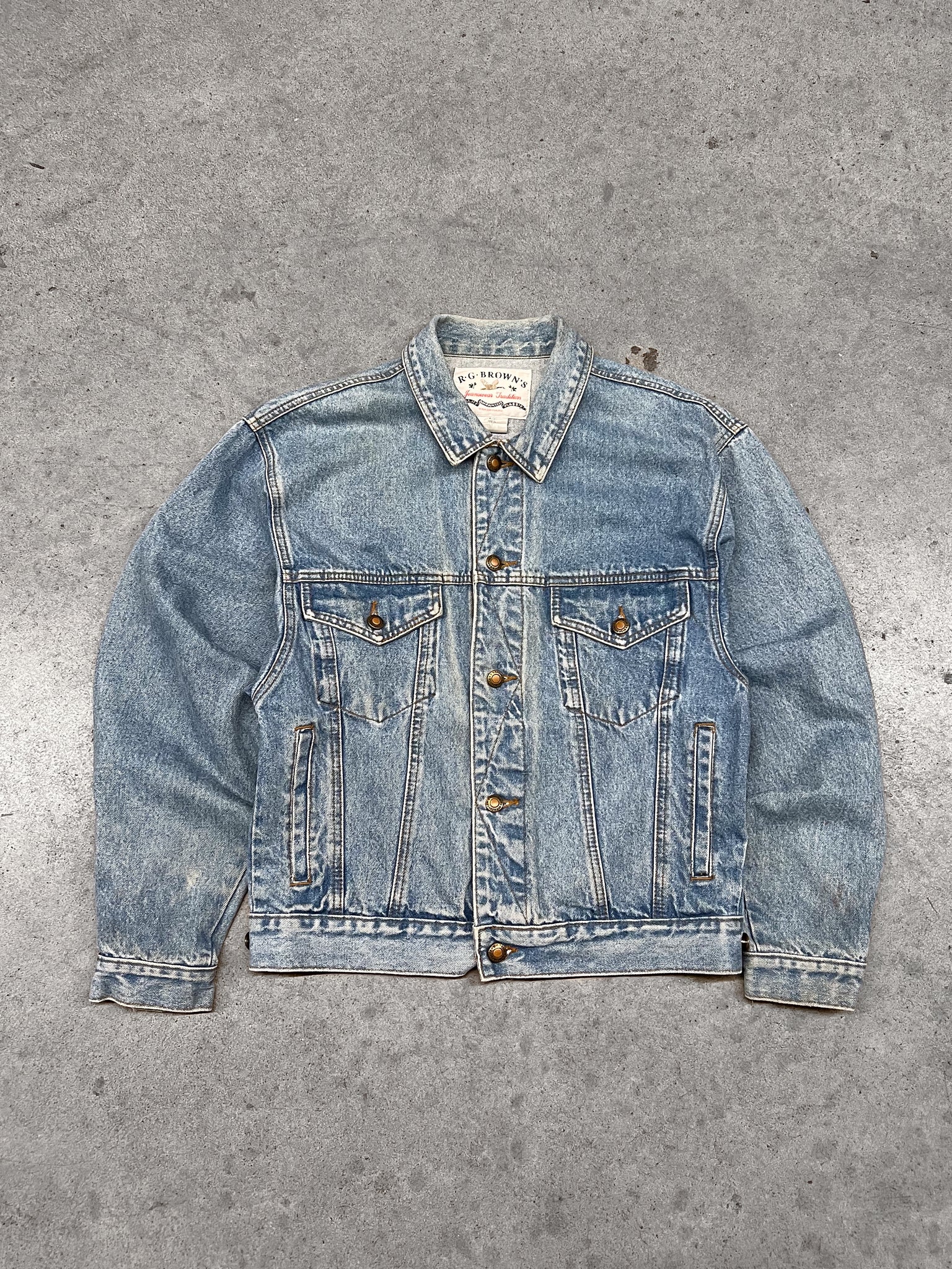 RG BROWNS DENIM JACKET / SMALL