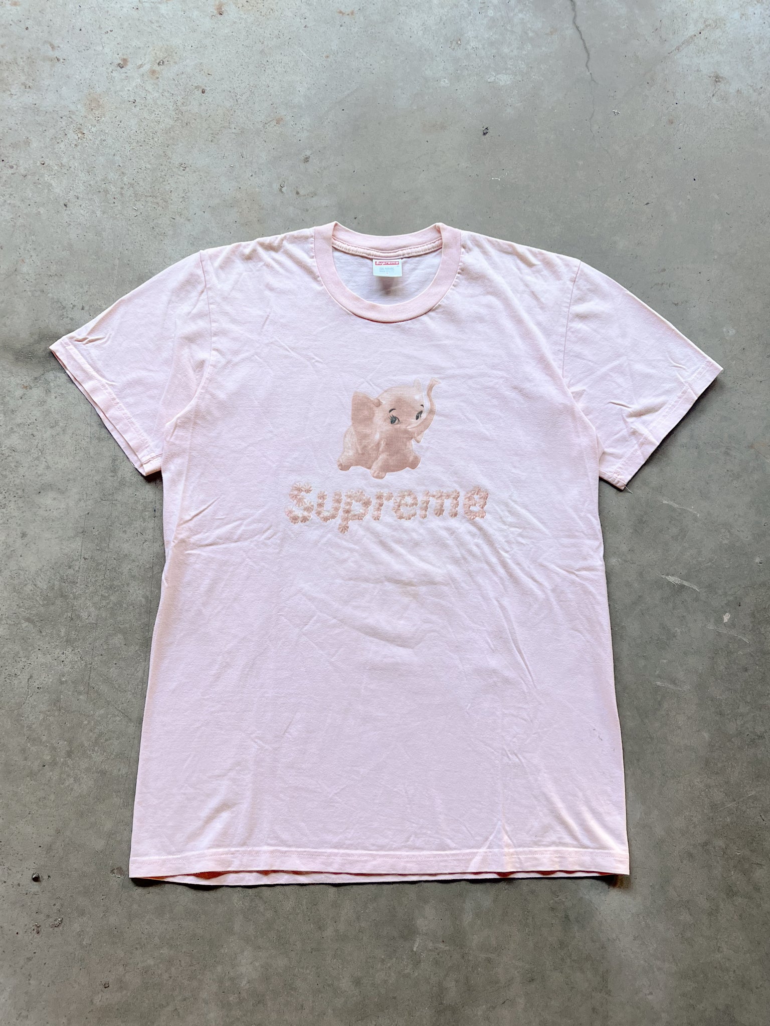 SUPREME PINK ELEPHANT TEE / LARGE