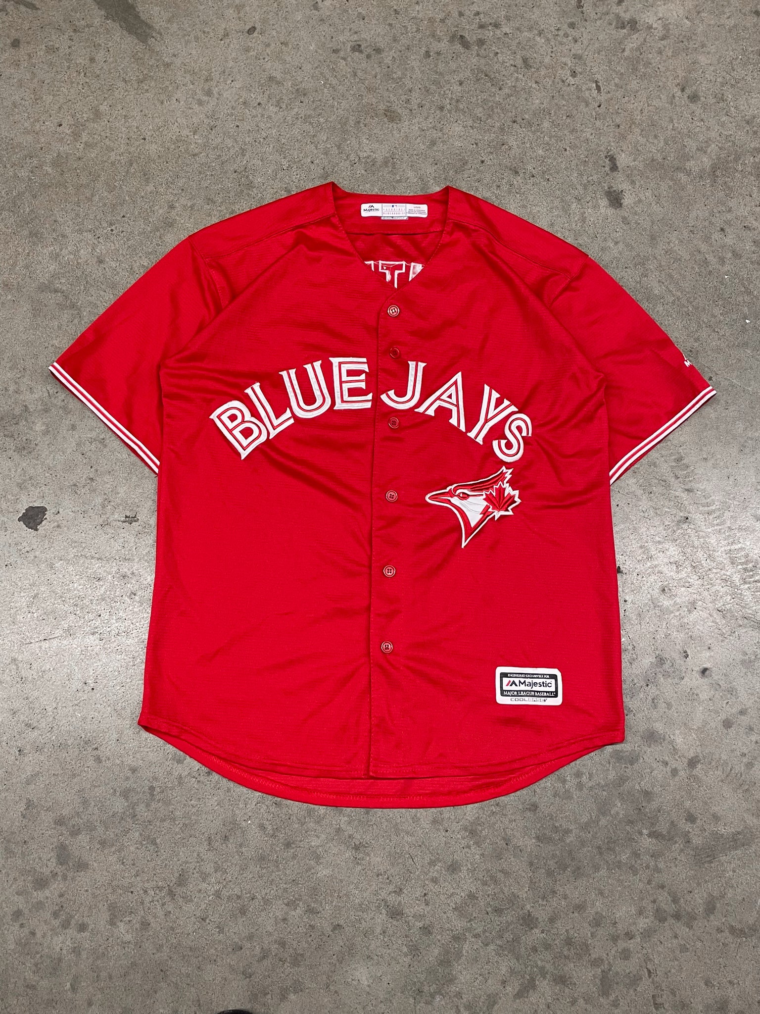 BLUE JAYS RED JERSEY / Large