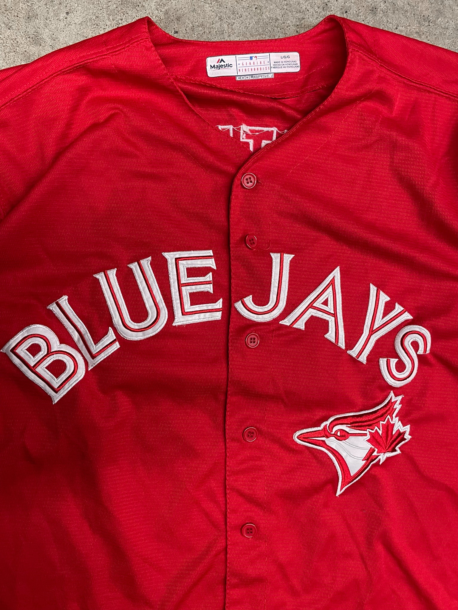 BLUE JAYS RED JERSEY / Large