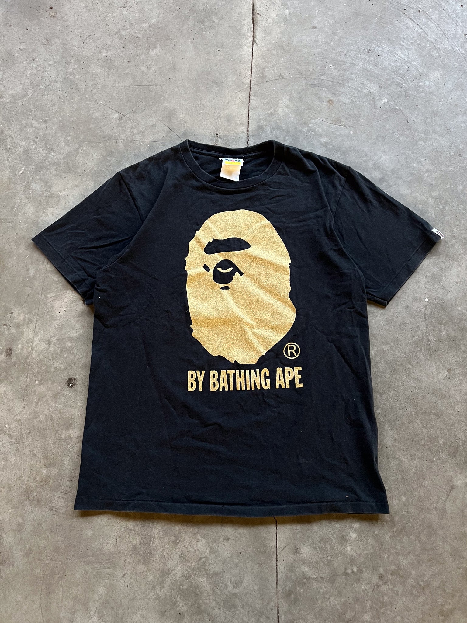 BAPE GOLDHEAD TEE / LARGE